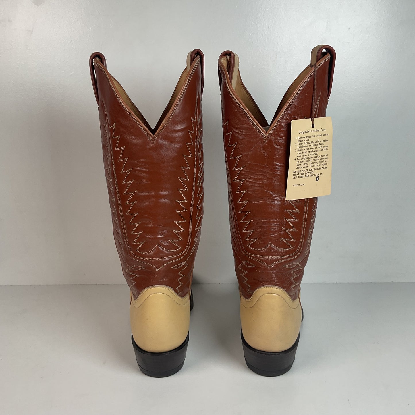 Tony Lama Urban Cowboy Boots Men’s 7 B | Women’s 8 Gold Label USA Made