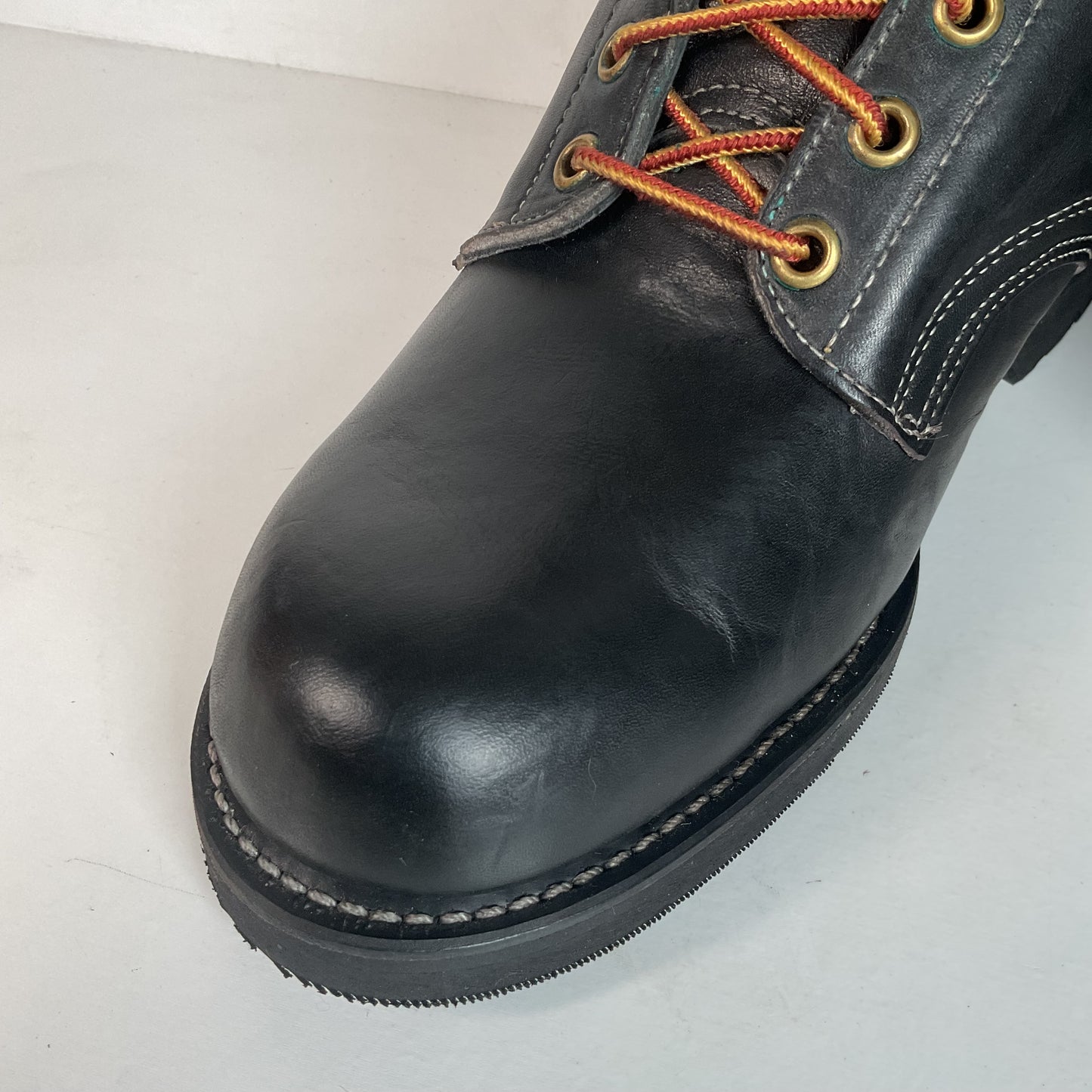 Vintage Herman Santa Rosa Packer Boots 10.5 W USA Made Soft Toe Quabaug Vibram