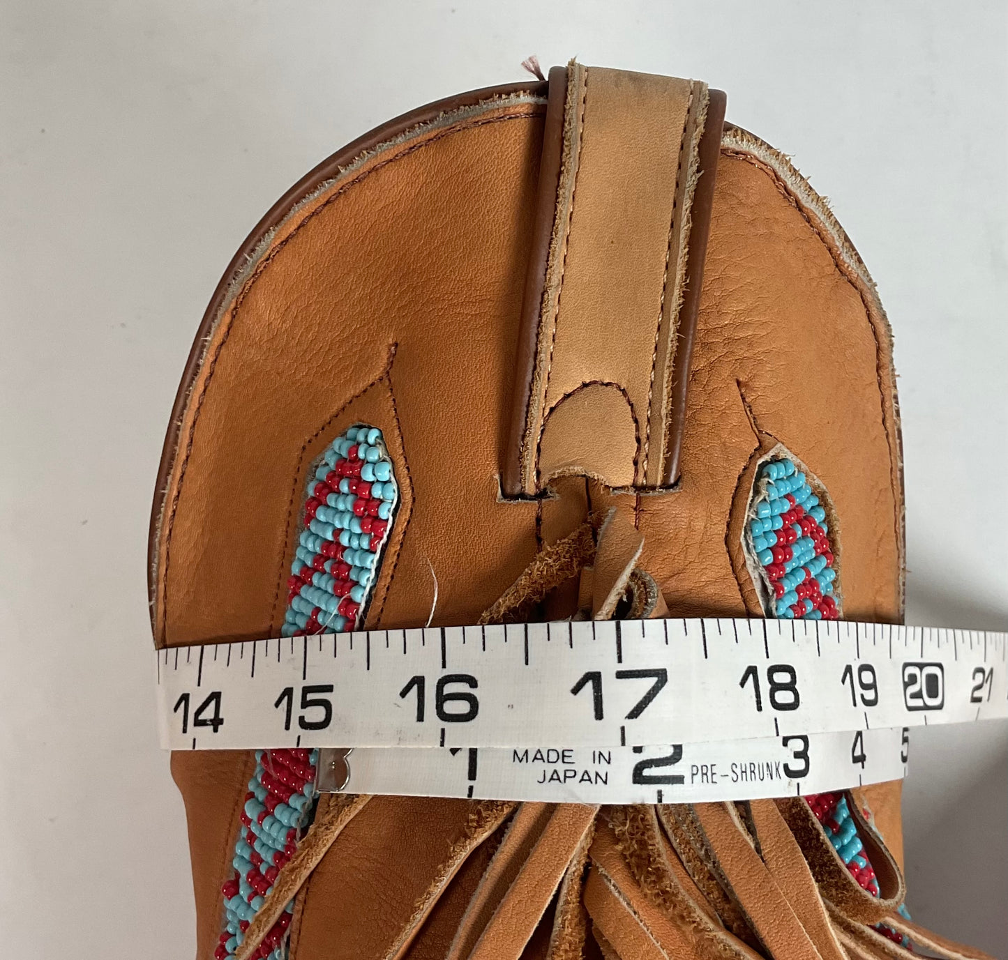 Vintage Code West Navajo Fringe Cowgirl Boots 8.5 M USA Made