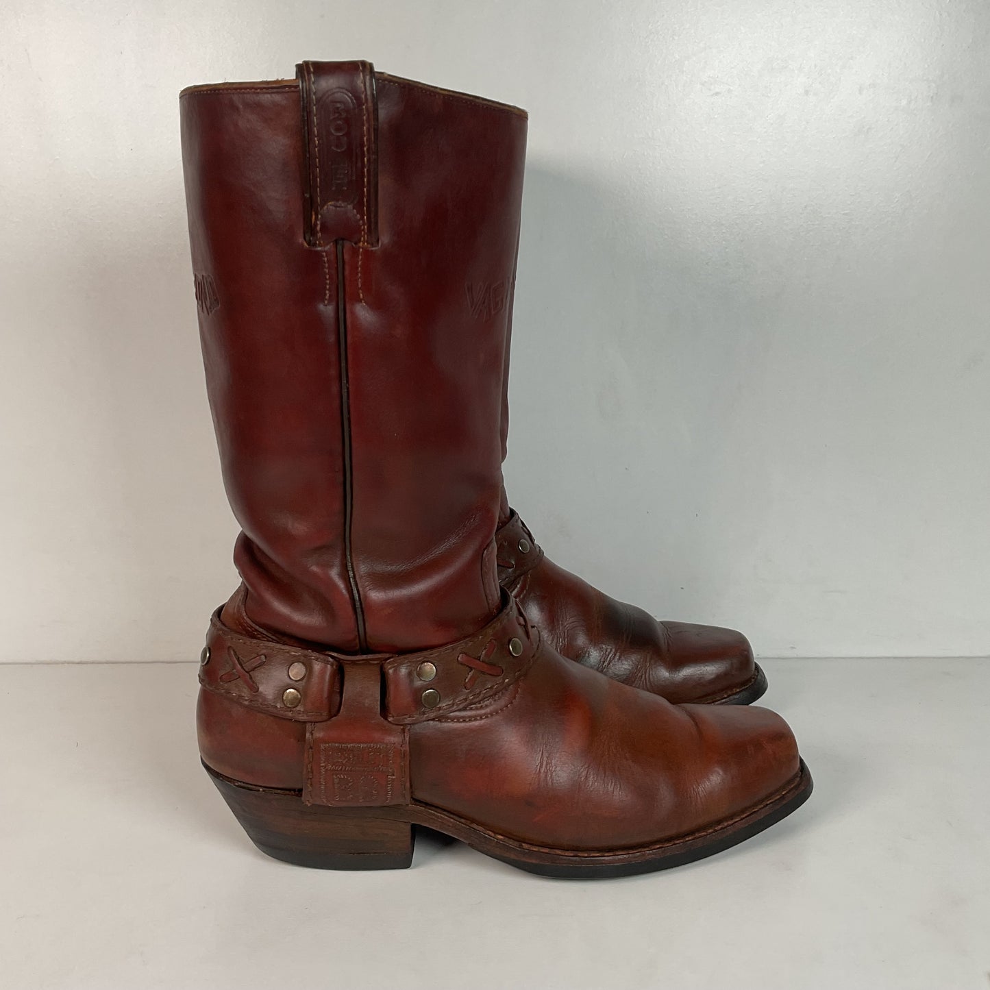 Vintage Boulet Vagabond Harness Boots Men’s 8.5 E Thrashed