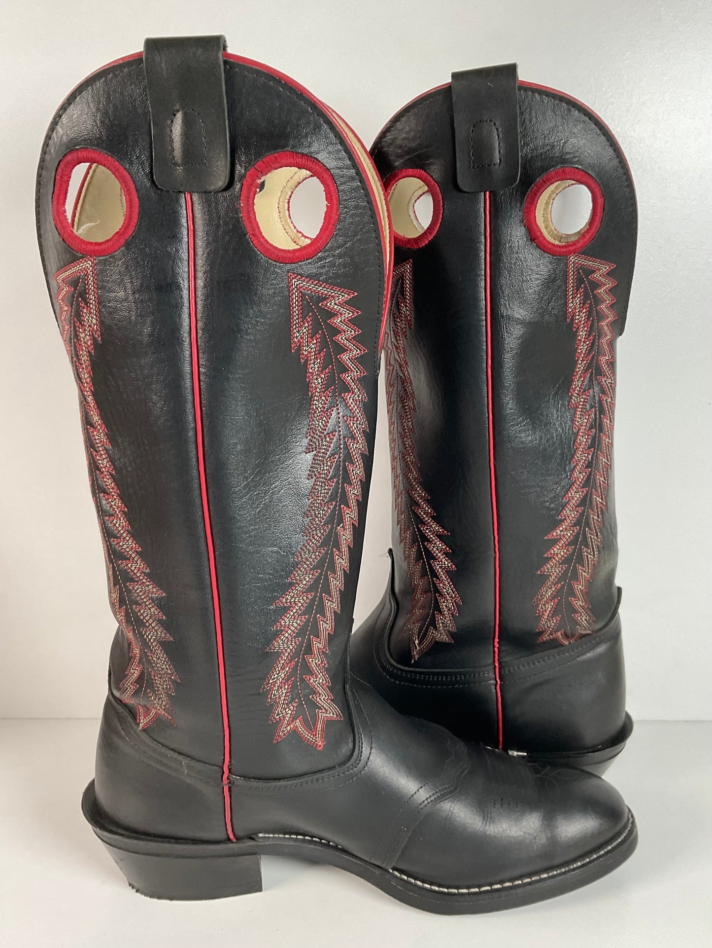 Vintage Texas Brand Buckaroo Cowboy Boots 10.5 EE USA Made