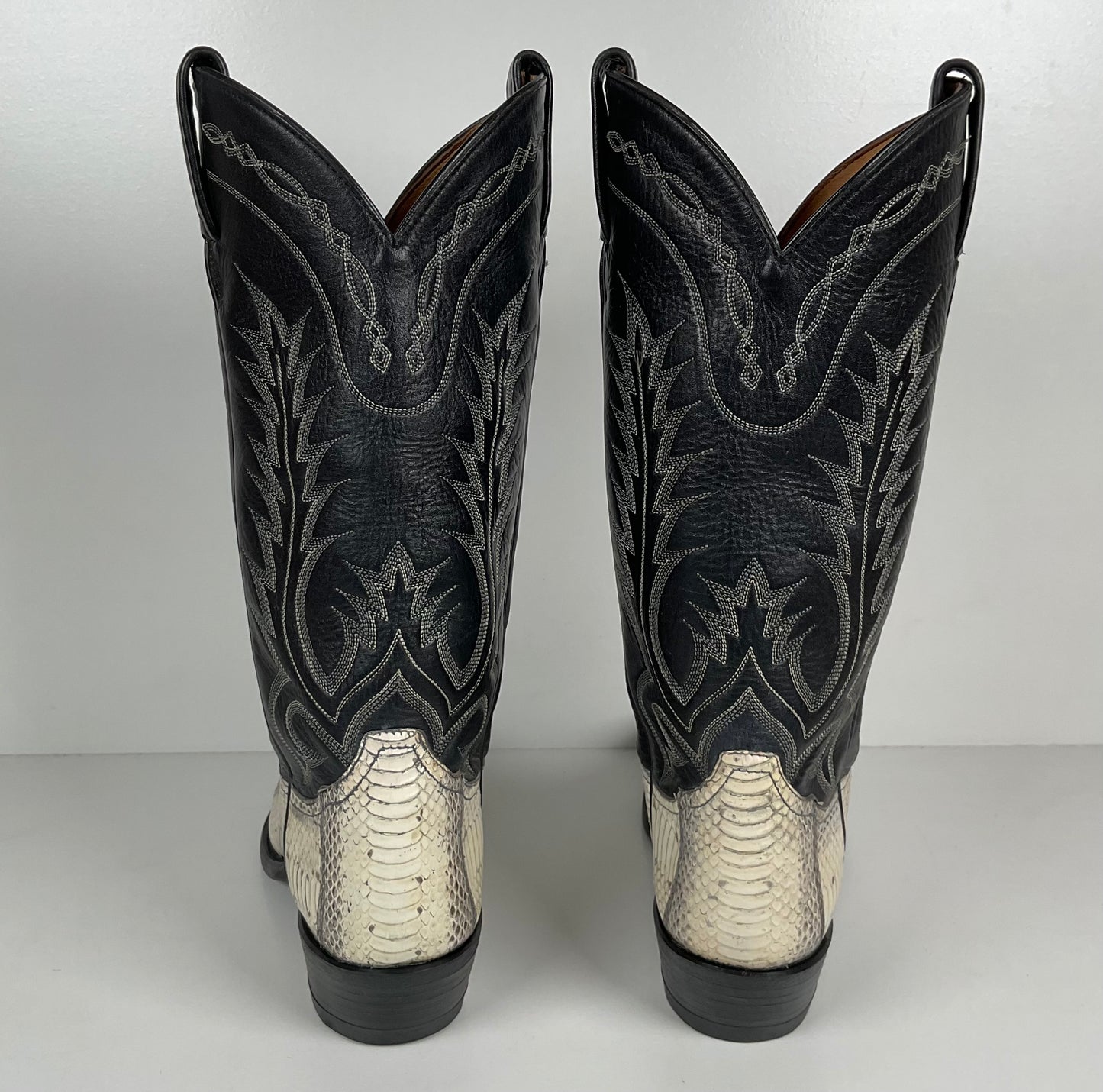 Vintage Tony Lama Water Snake Cowboy Boots | Snakeskin | Men’s 8.5 D