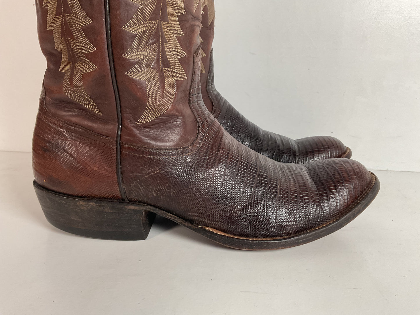 Vintage Rios Of Mercedes Lizard Teju 9.5 D USA Made