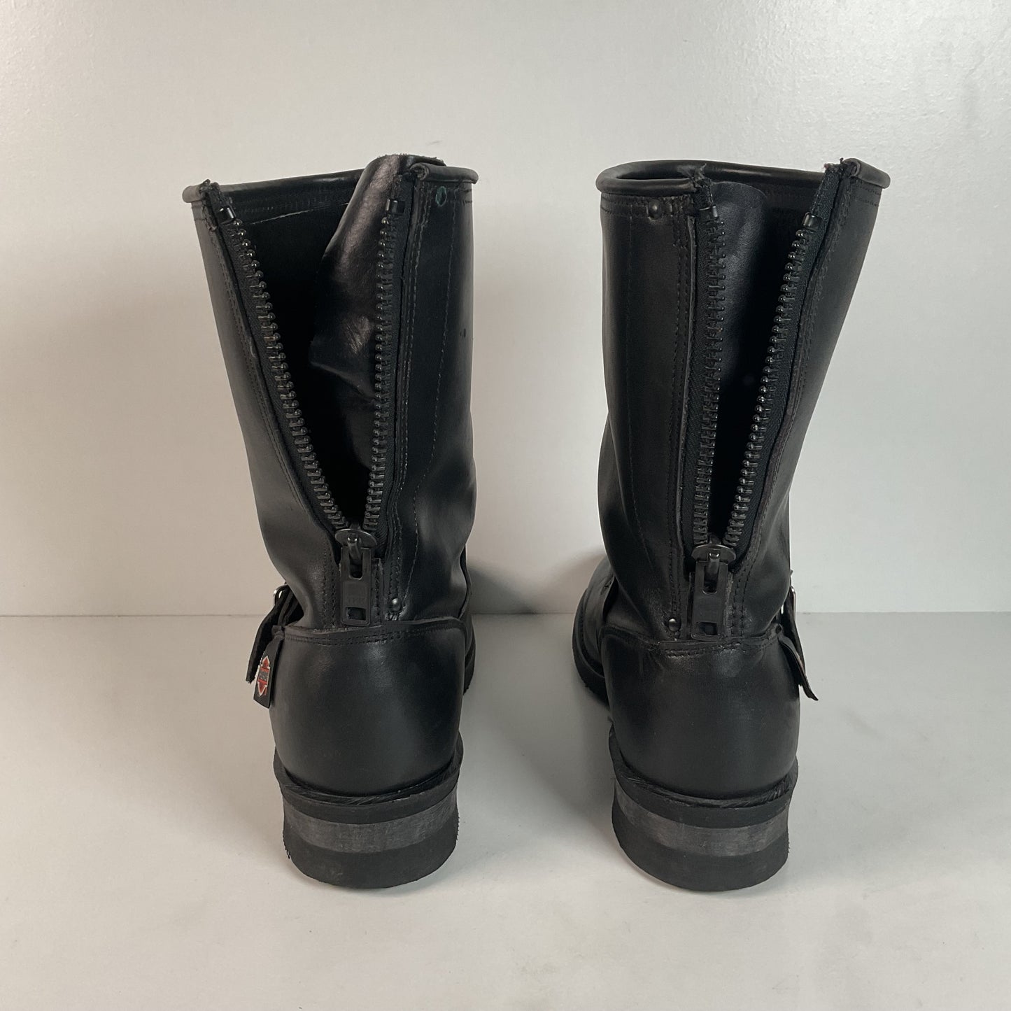 Vintage Harley Davidson Engineer Boots | Soft Toe | Zip Up | USA Made | Men’s 11