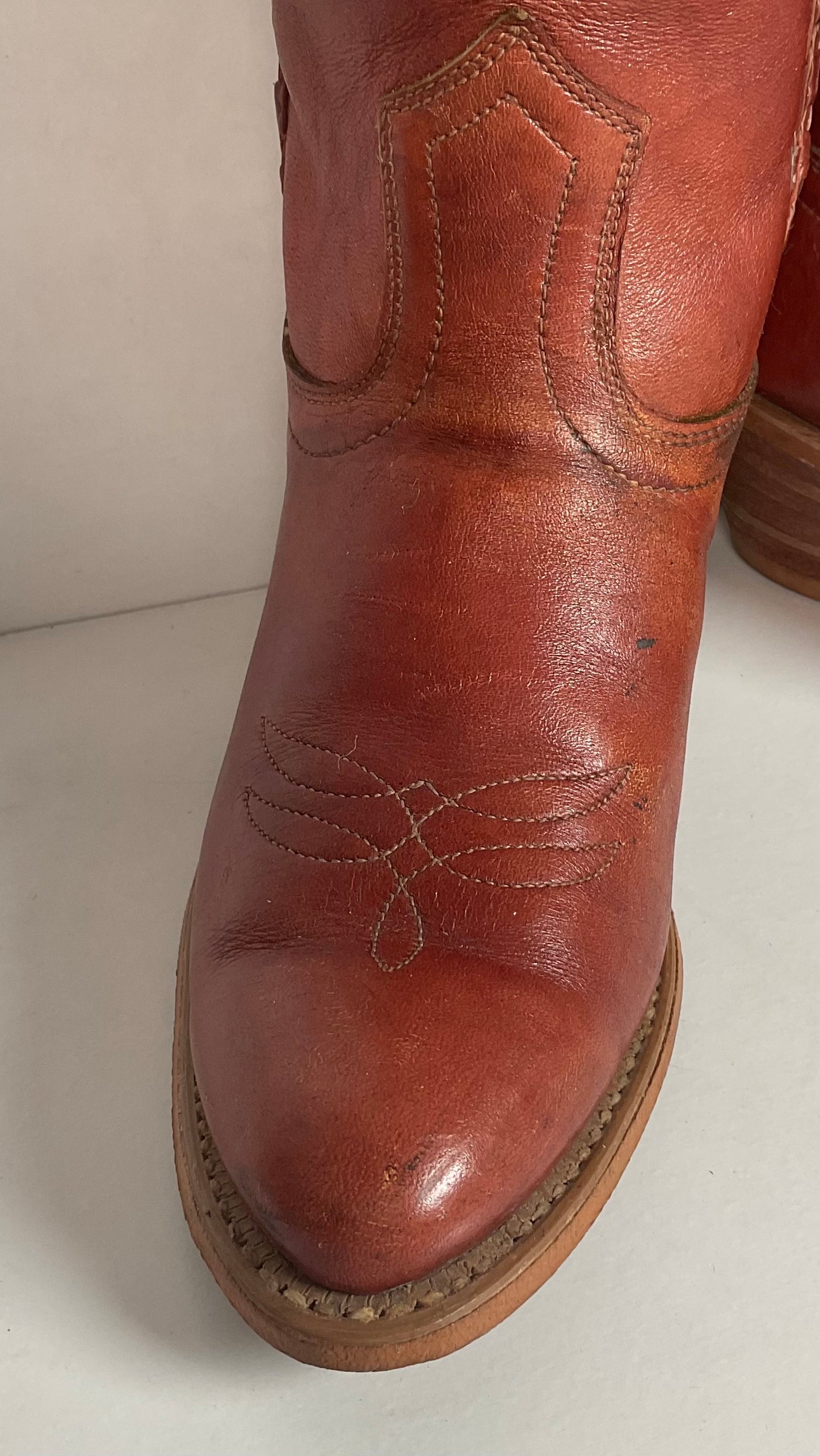 Vintage Capezio Braided Shooter Boots 6.5 M USA Made Campus Riding