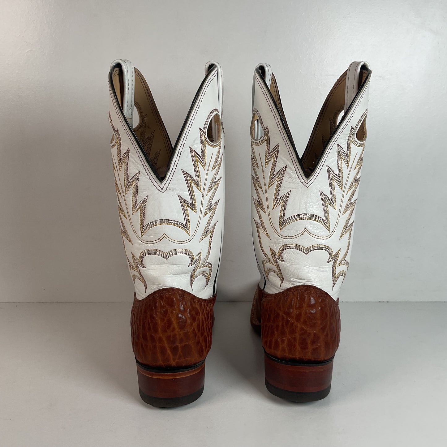 Larry Mahan Cowgirl Roper Boots 7 B Punchy Sunset Renegade
