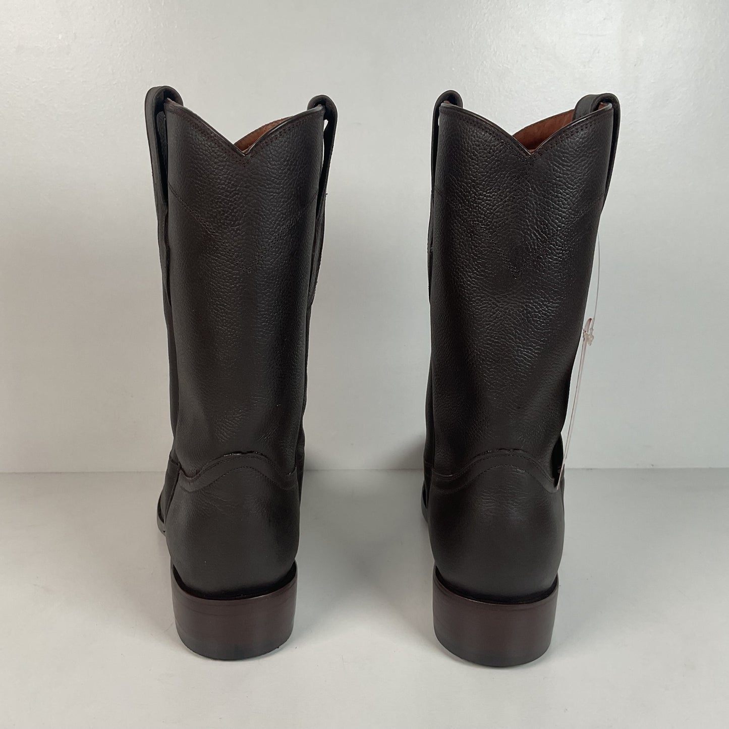 Lucchese for Resistol Ranch Cowboy Roper Boots | Brown Calf | Men’s 8 D