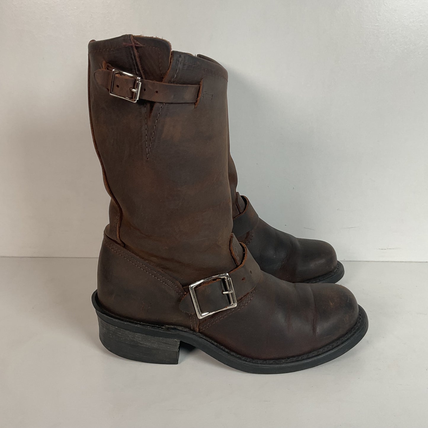 Frye Women’s 12 R Harness Engineer Boots 77400 6 M USA Made Shorty