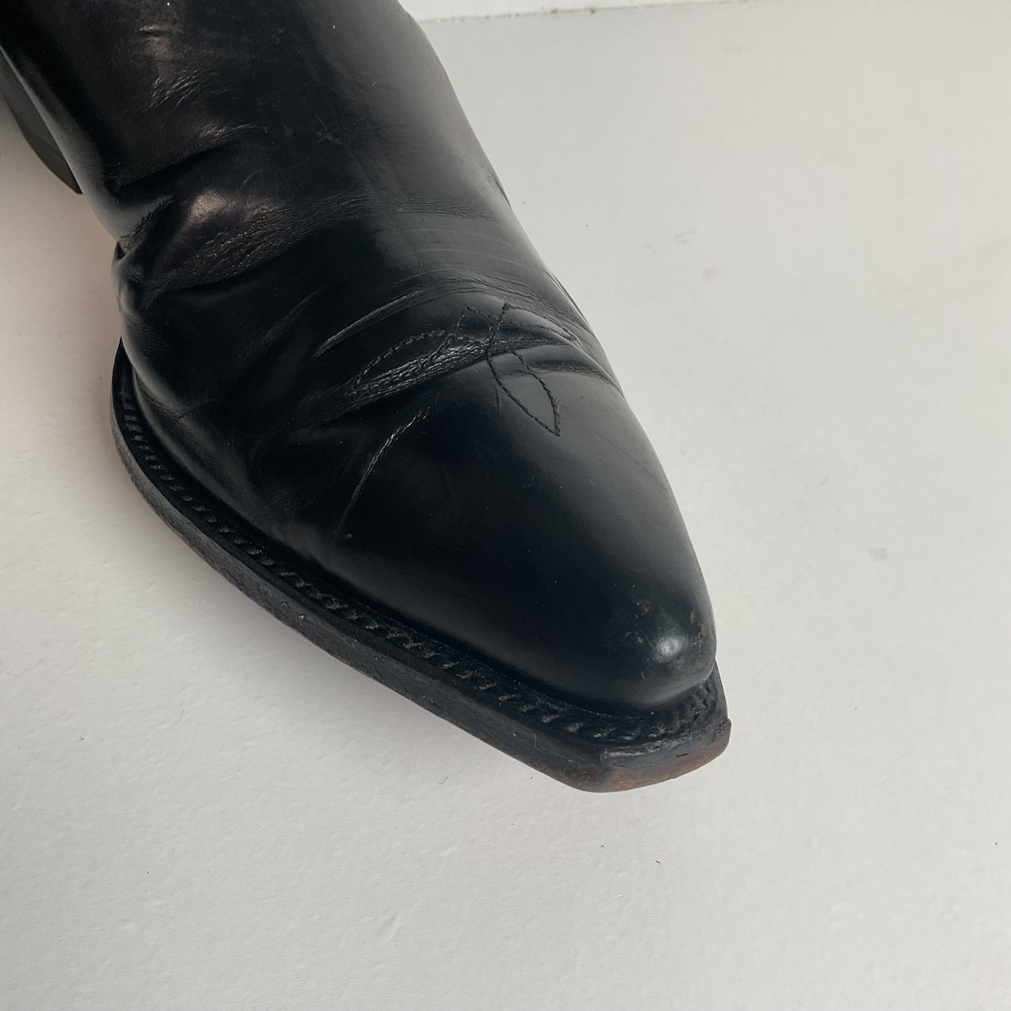 1950s Frye Authentic Cowgirl Boots 7.5 C Snip Toe
