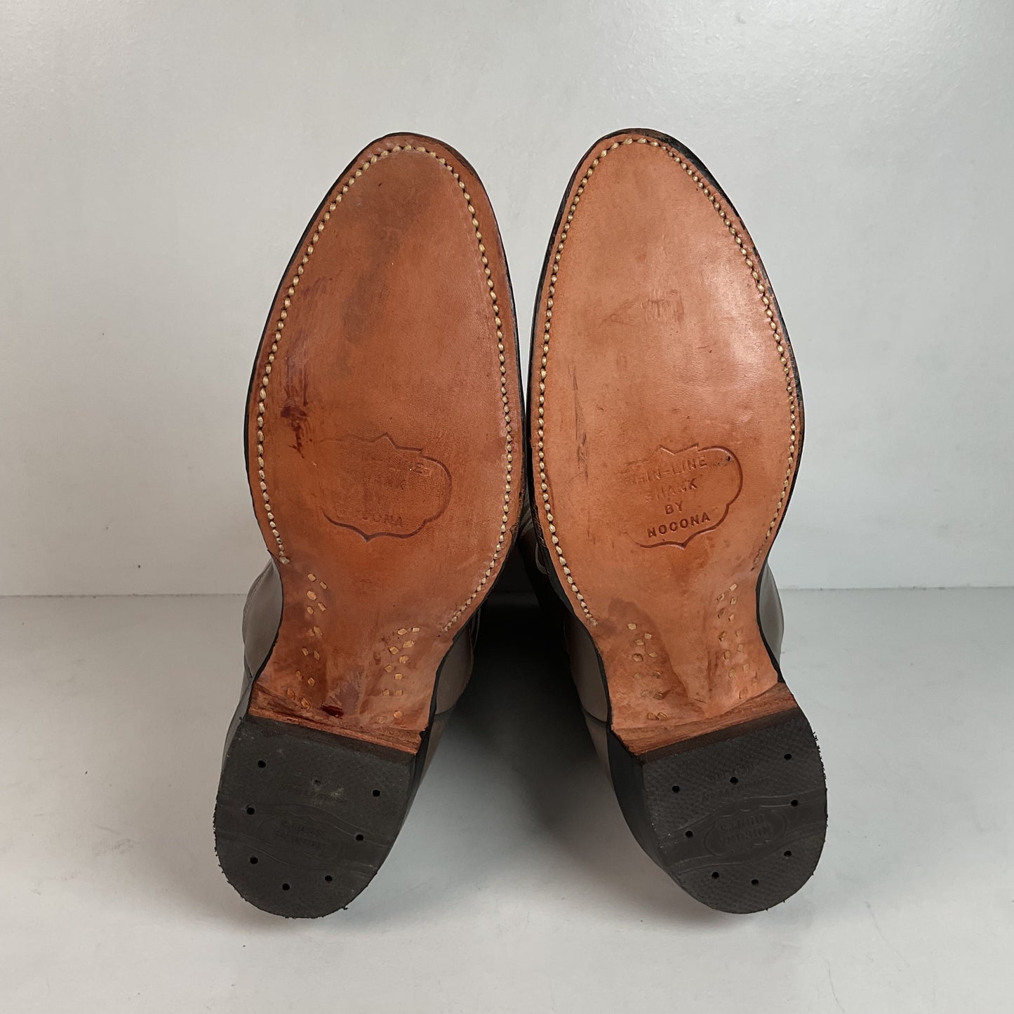 1970s Nocona Grey Cowboy Boots Men’s 8.5 B | Women 9.5