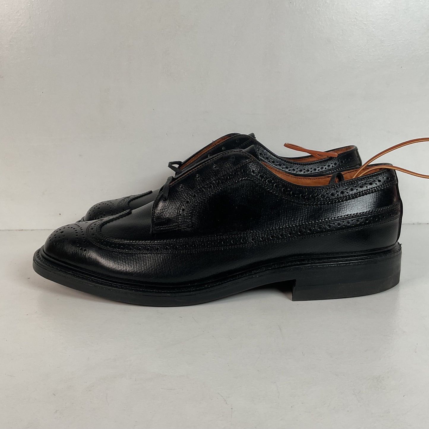 1970s Spiegel Longwing Derby Shoes 10 EEE Custom Grade Gunboat