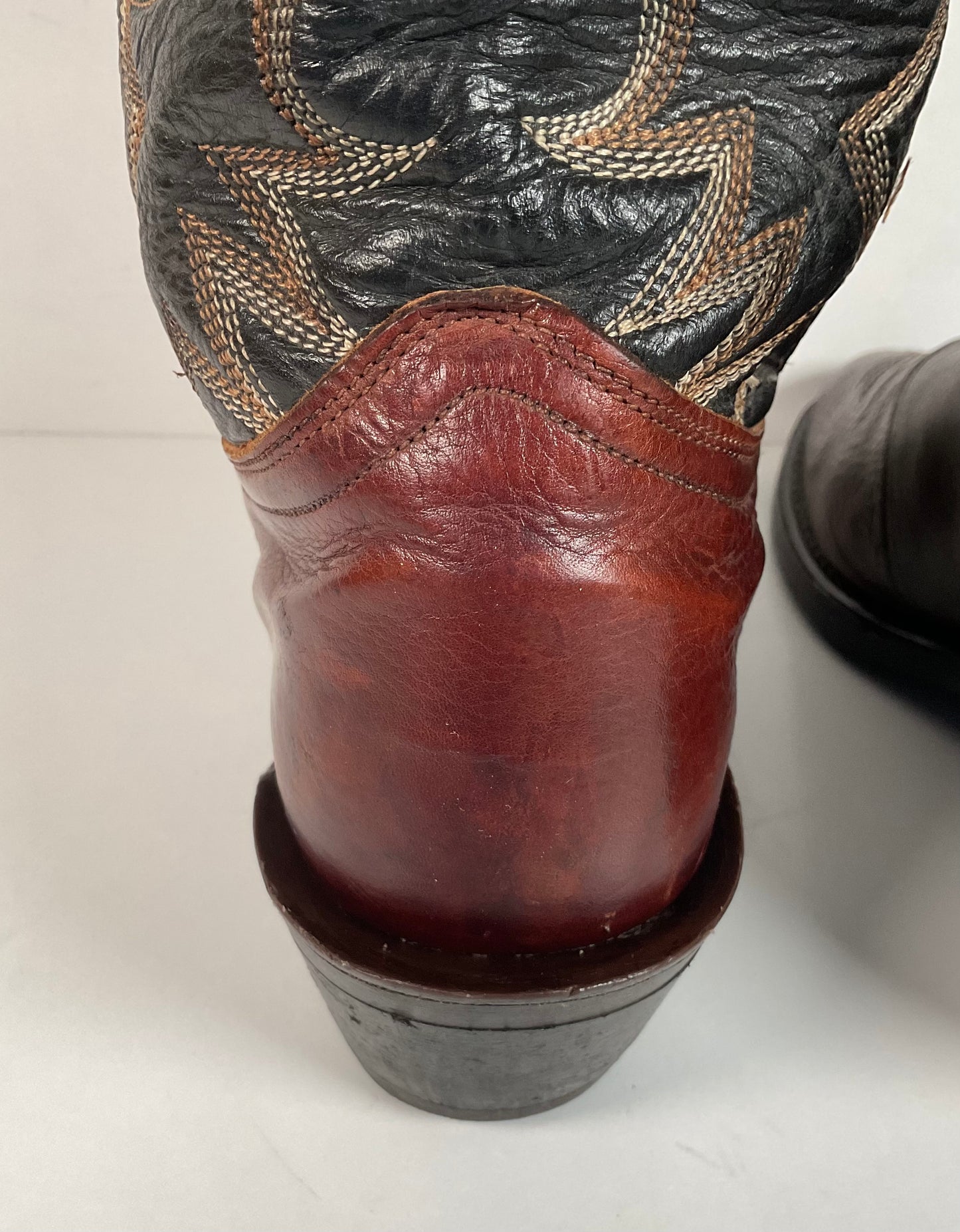 Shepler’s Tall Buckaroo Cowboy Boots 9 D Oil Resistant Work Sole