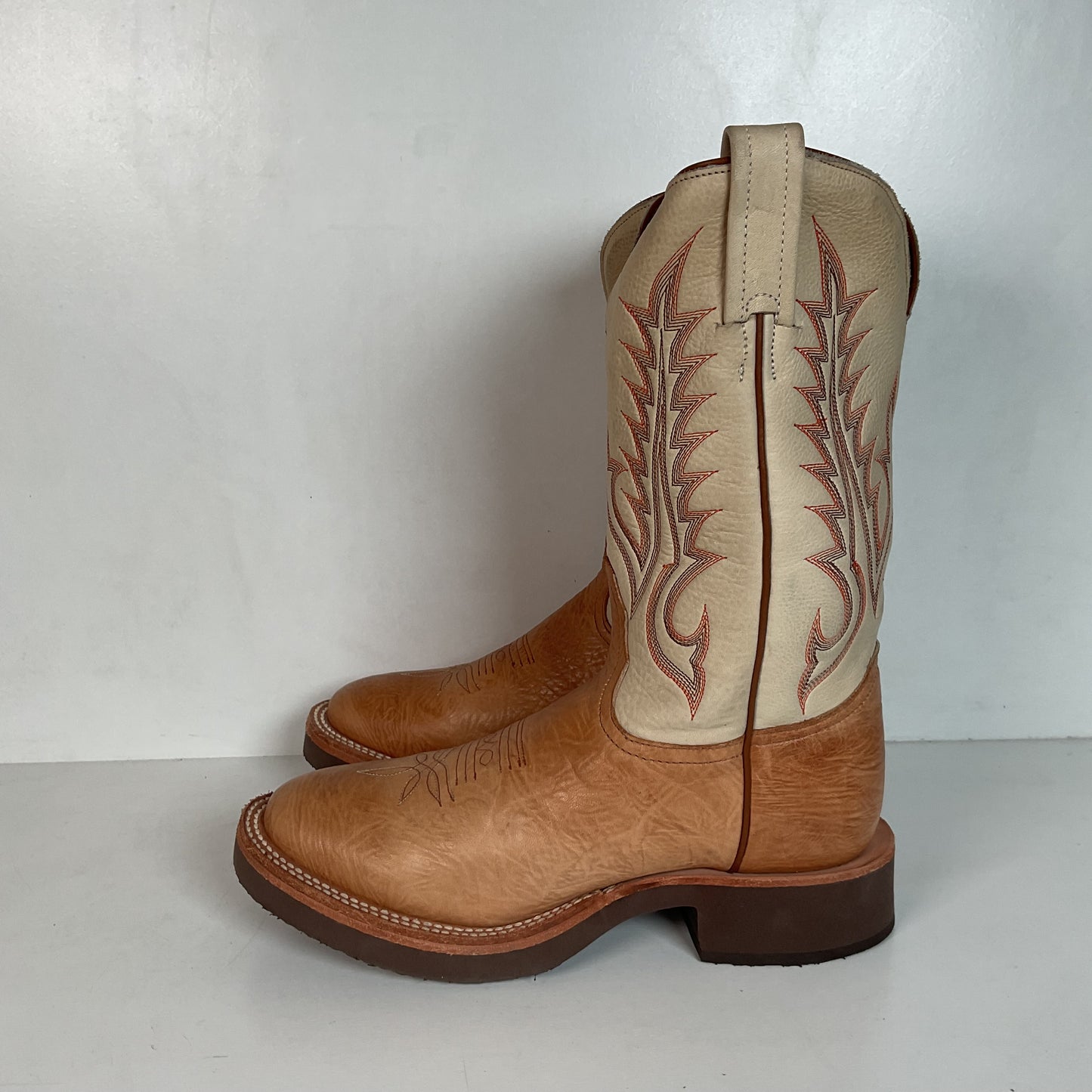 Vintage Tony Lama Women’s Stockman Roper Boots 6.5 B Crepe USA Made