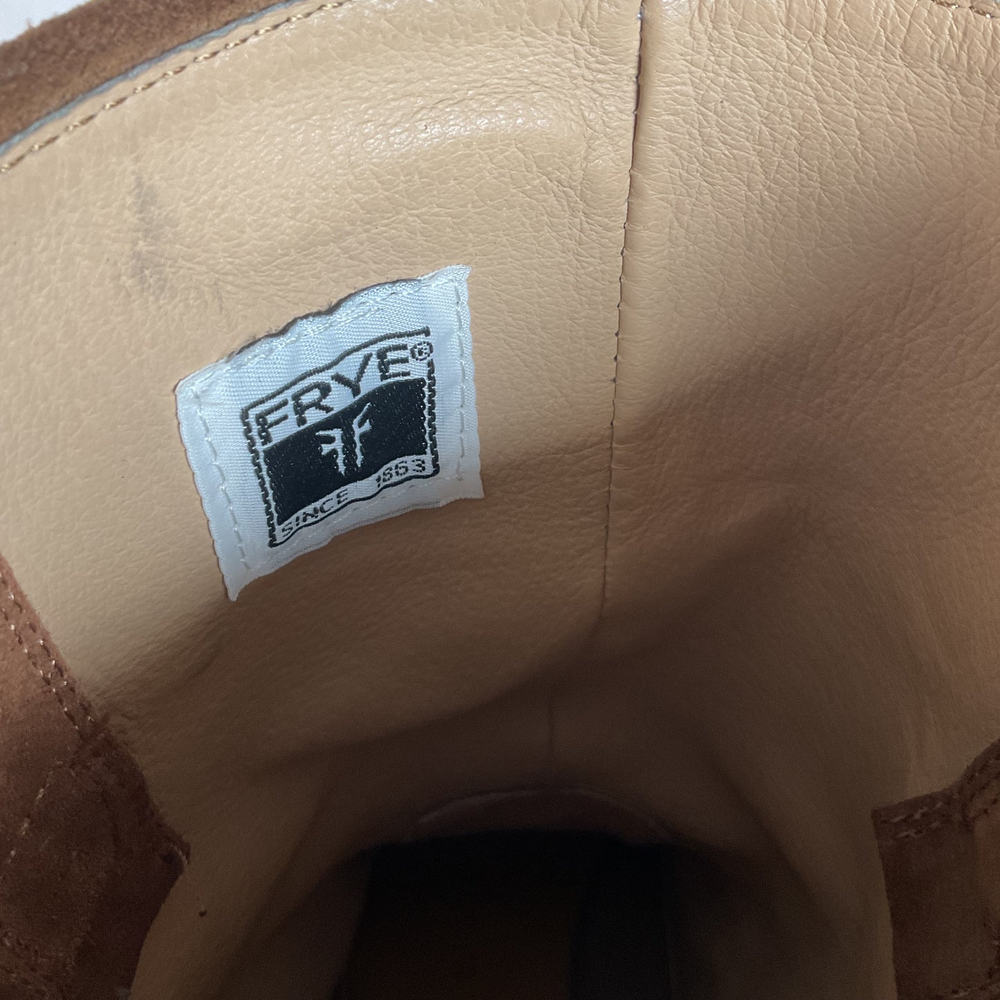 Frye Men’s Suede Engineer Harness Boots 10 D Brown