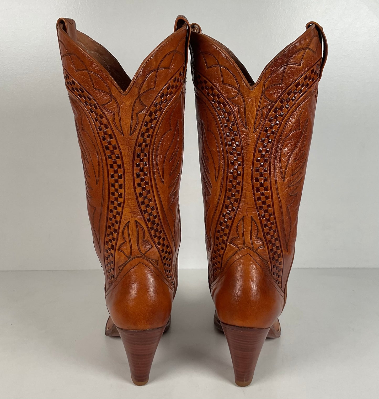 Vintage Dan Post Cowgirl Boots | Spanish Collection | Stacked Heel | Women’s 7.5