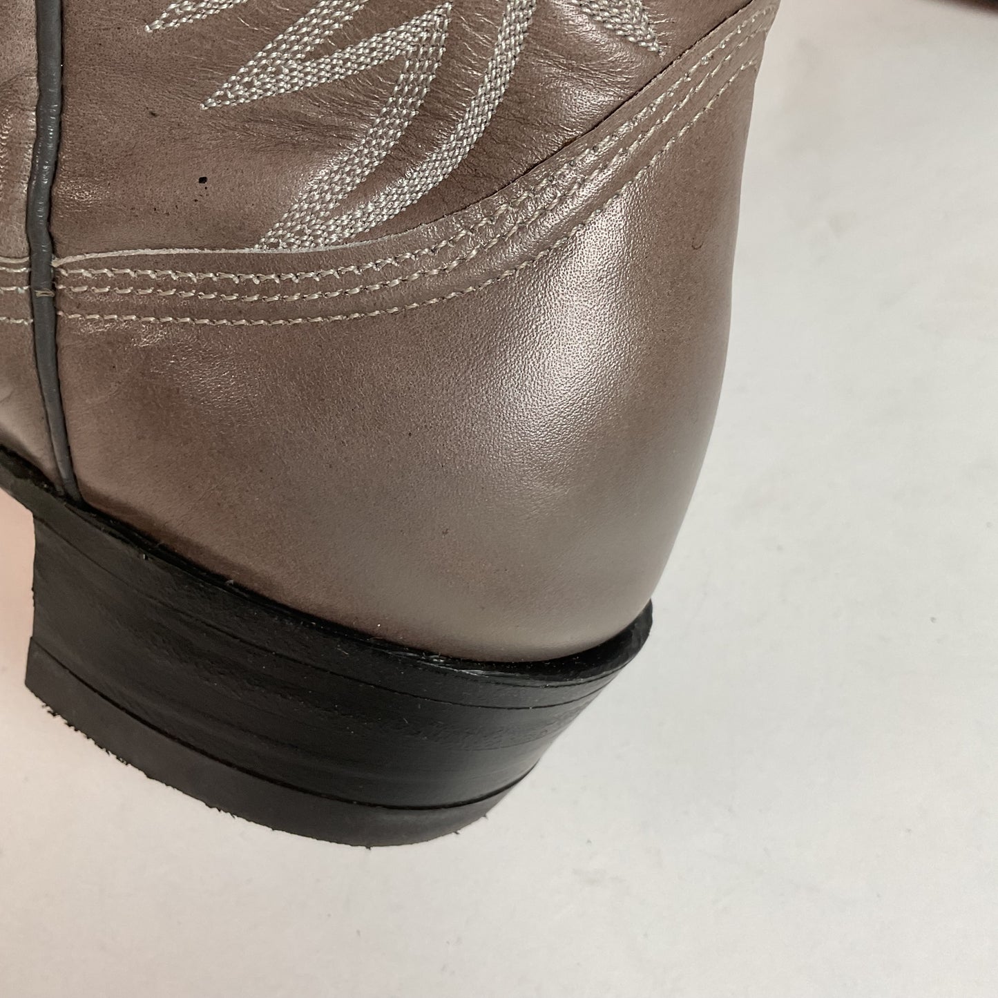 1970s Nocona Grey Cowboy Boots Men’s 8.5 B | Women 9.5