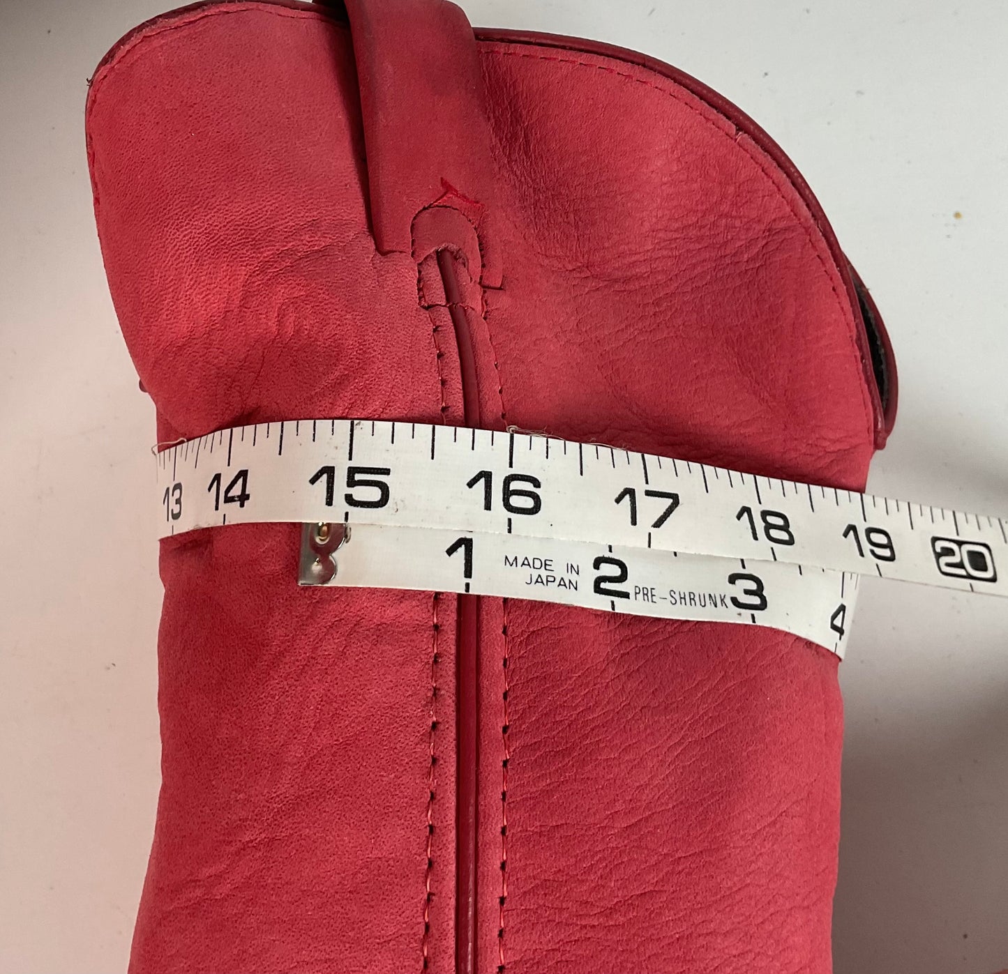 Vintage Wrangler Dusty Rose Cowgirl Boots 8.5 M USA Made Nubuck Suede