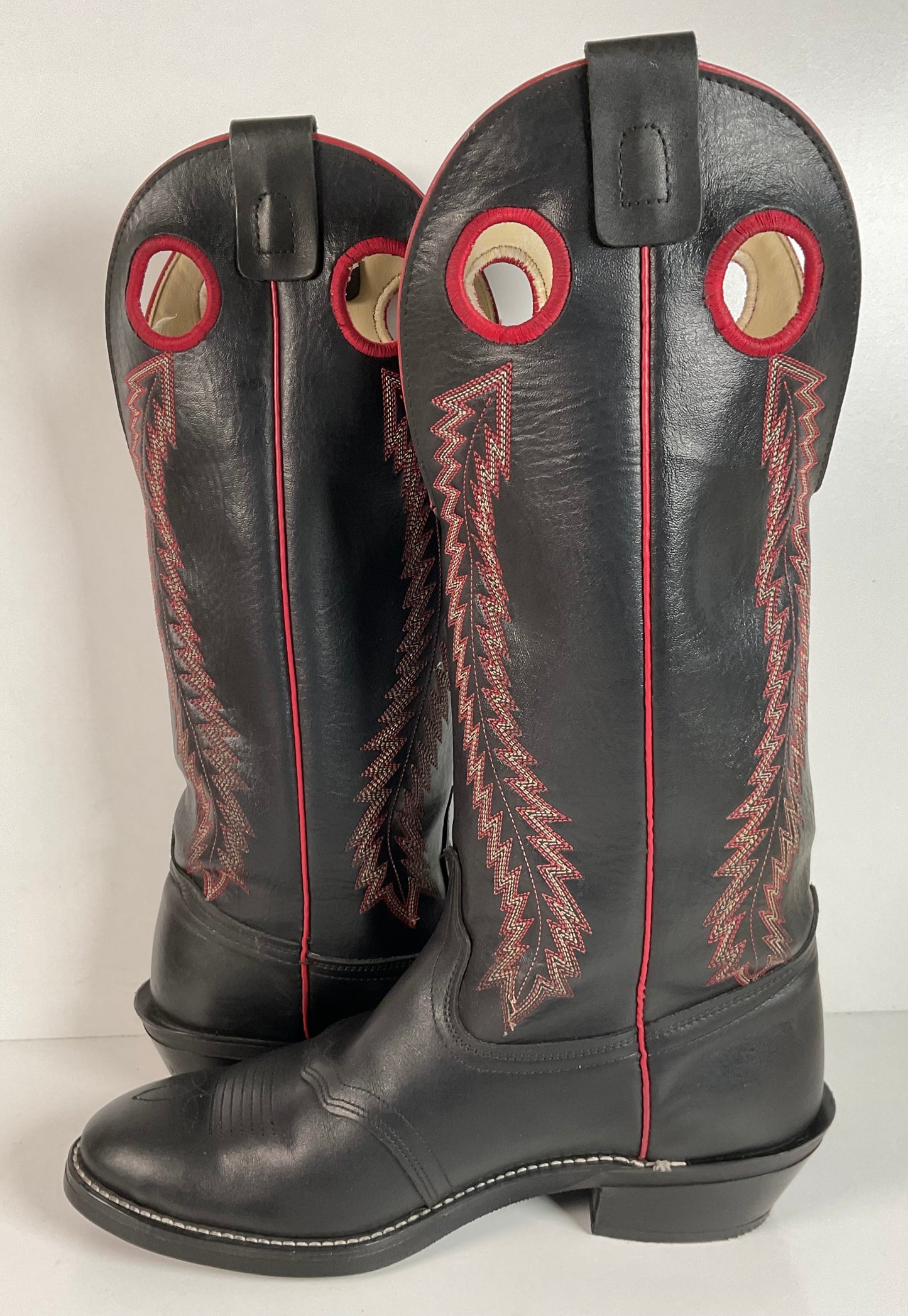 Vintage Texas Brand Buckaroo Cowboy Boots 10.5 EE USA Made