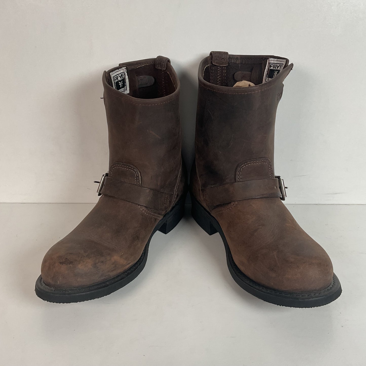 Frye Women’s 8R Engineer Harness Boots 8.5 M Style 77500 USA Made Shorty