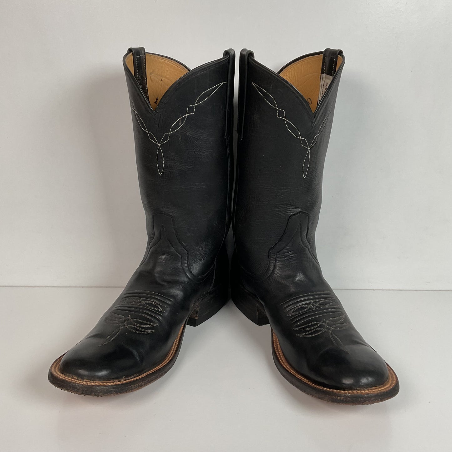 Rios Of Mercedes Soft Black Roper Boots Men’s 6.5 D | Women’s 7.5 USA