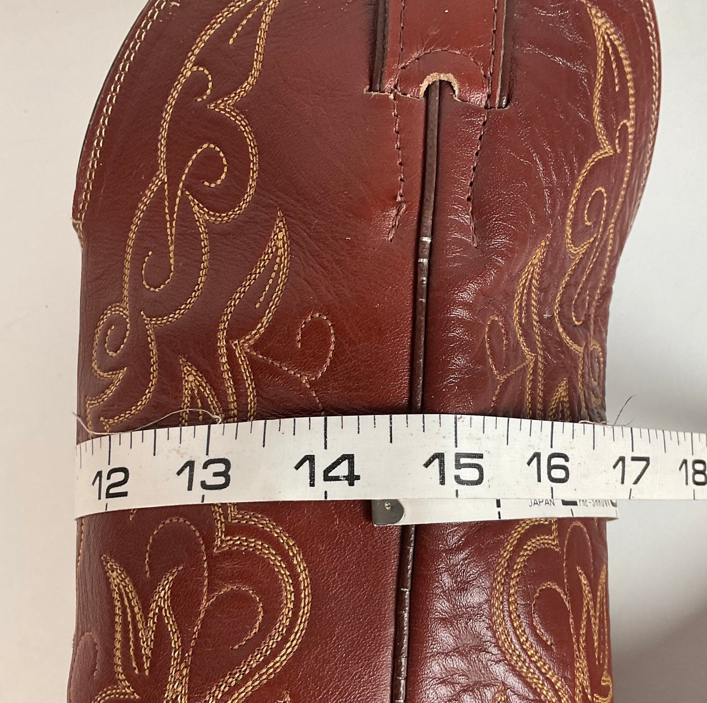 Vintage Justin Turkey Quill Cowboy Boots 9.5 D Gallapava