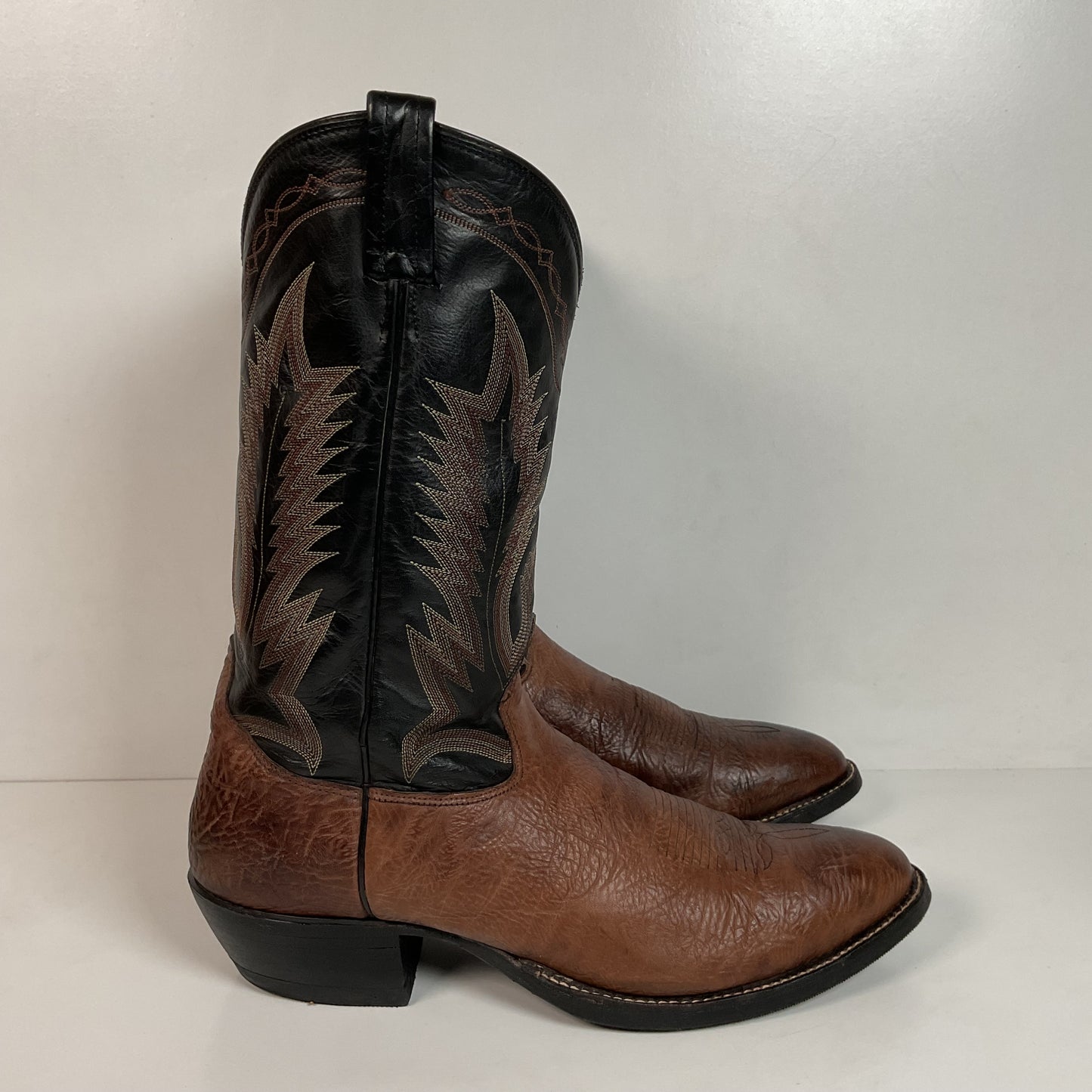 Tony Lama Goat Shoulder Cowboy Boots 14.5 A Hybrid Sole USA Made