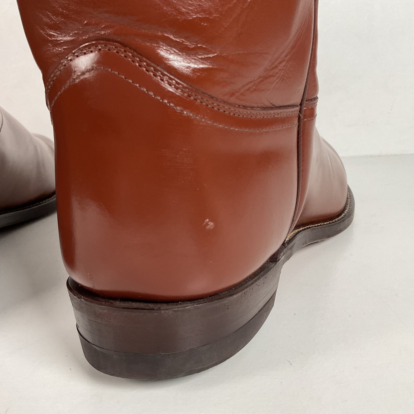 Vintage Justin Roper Boots | Cowboy | USA Made | Brown | Men’s 12 EE