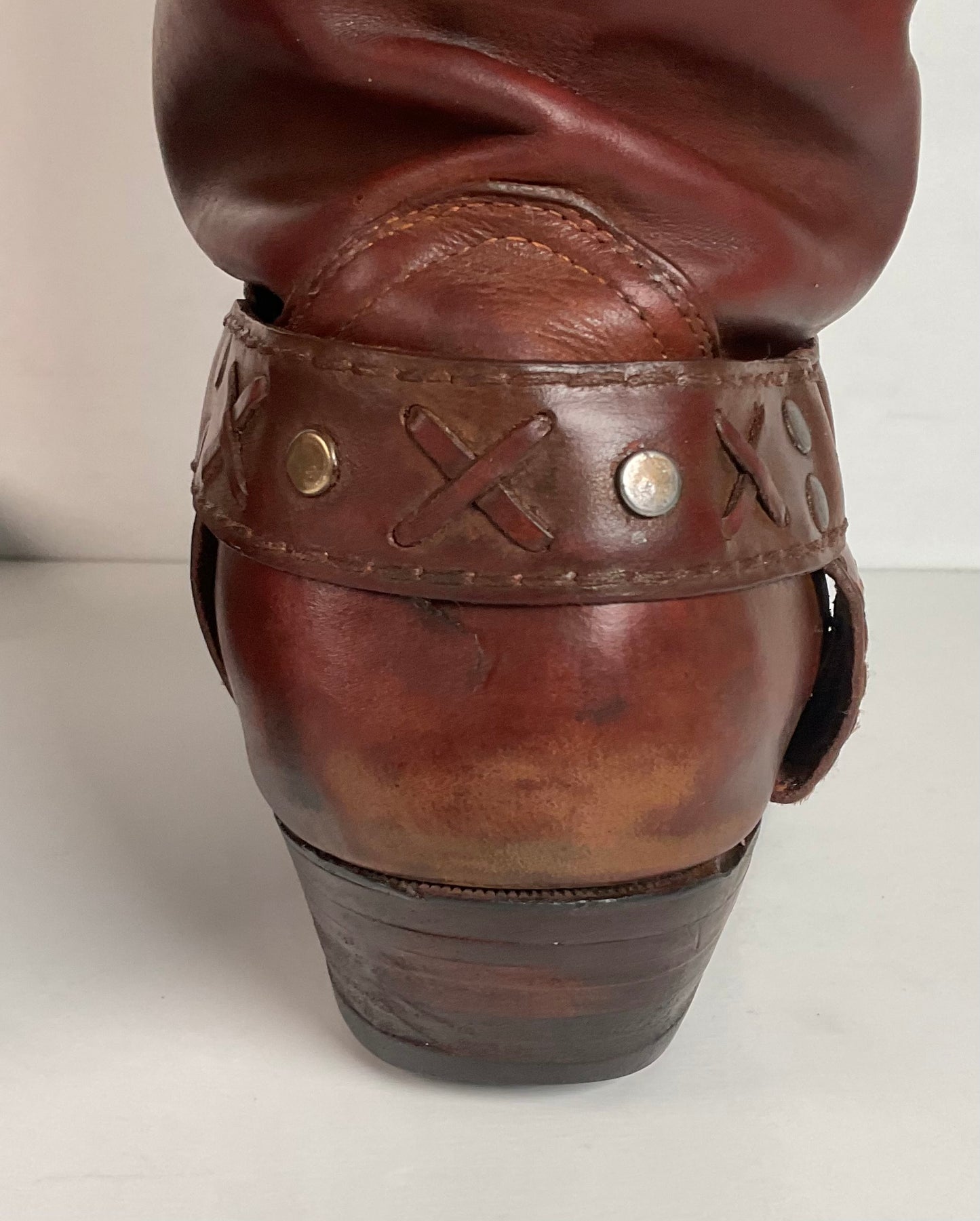 Vintage Boulet Vagabond Harness Boots Men’s 8.5 E Thrashed