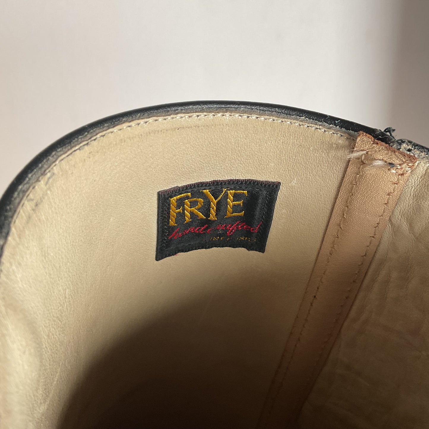 Vintage Frye Black Label Campus Boots Men’s 8.5 E USA Made