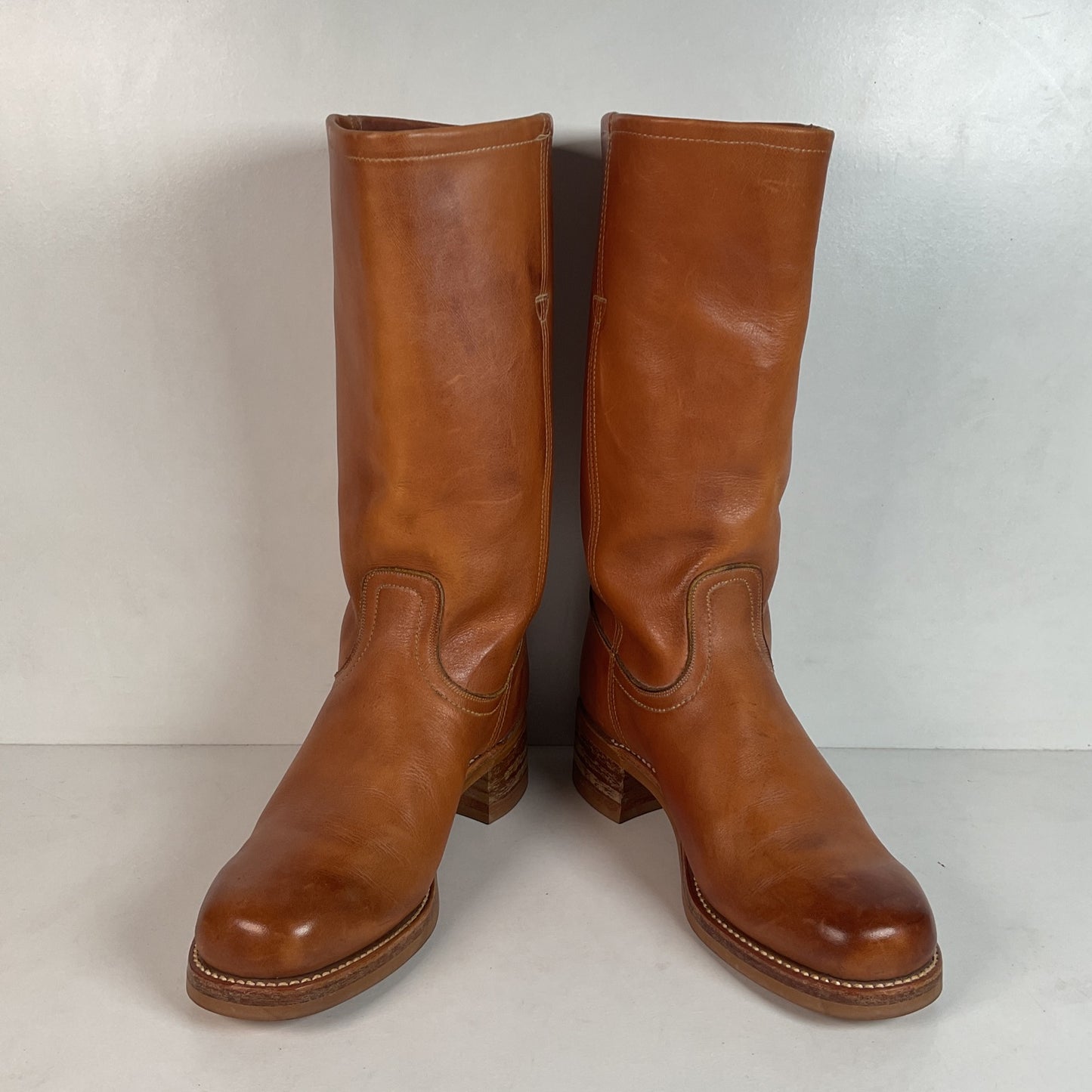 Vintage Levi’s Men’s Soft Leather Campus Boots 9.5 Chunky 70s USA Made