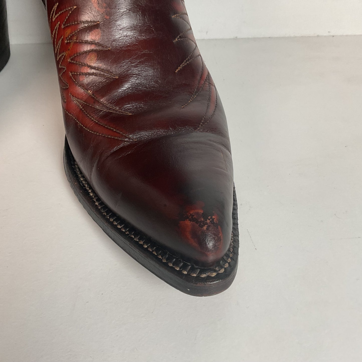 Texas Eagle Thunderbird Cowboy Boots 11 D Independence Day 4th Of July