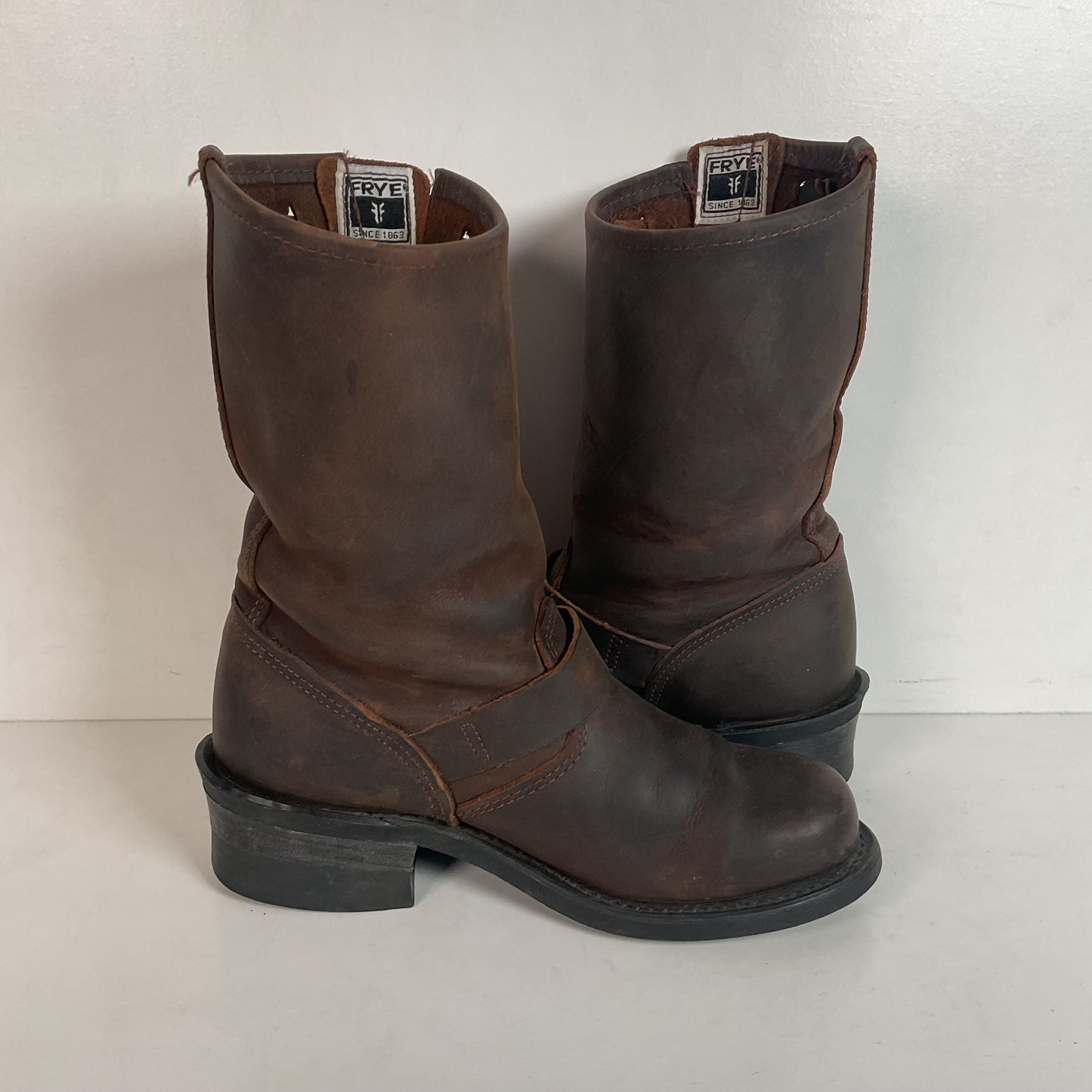 Frye Women’s 12 R Harness Engineer Boots 77400 6 M USA Made Shorty