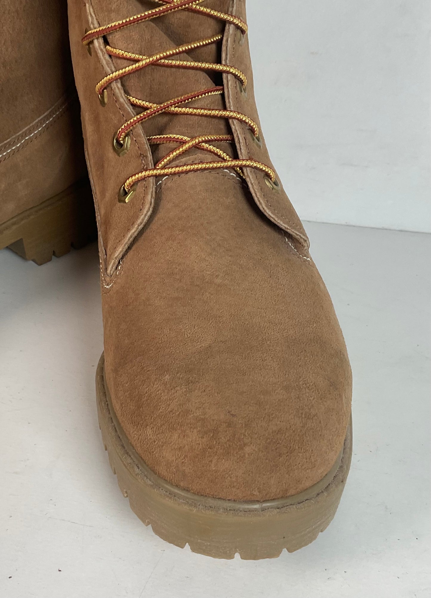 Vintage Wolverine Suede Logger Boots 8 E USA Made Winter Insulated