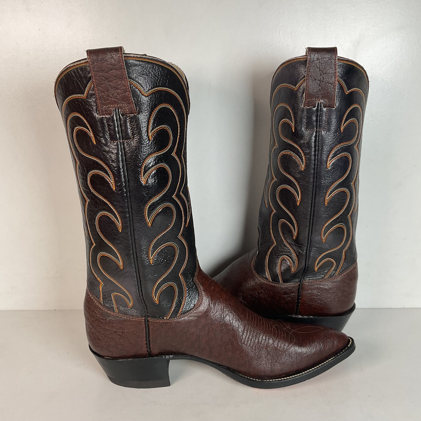 Vintage 1960s Exotic Hyer Cowboy Boots Men’s 11 A (Narrow) Deadstock