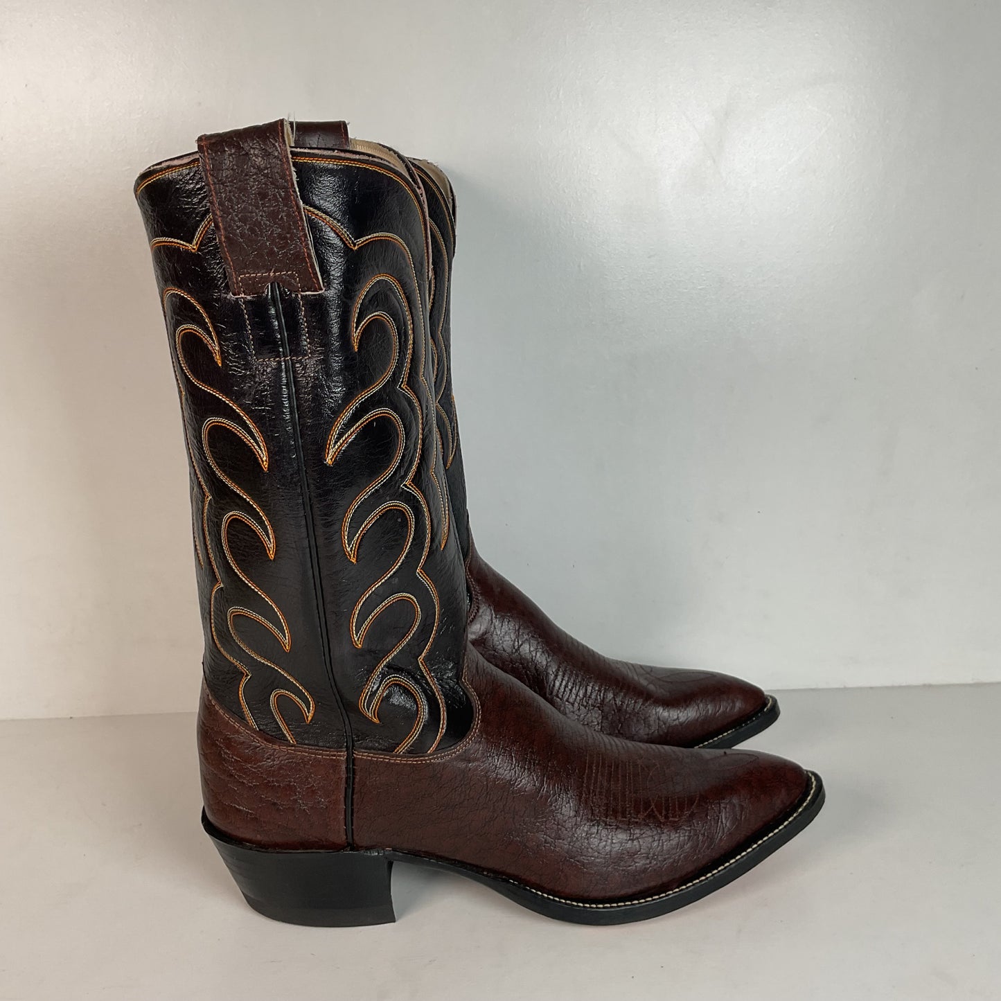 Vintage 1960s Exotic Hyer Cowboy Boots Men’s 11 A (Narrow) Deadstock
