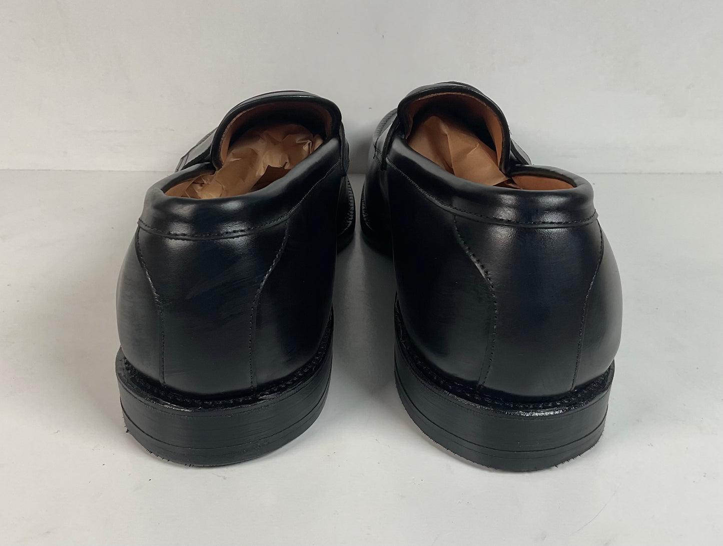 Allen Edmonds Hinsdale Penny Loafers 14 D USA Made Black Calfskin