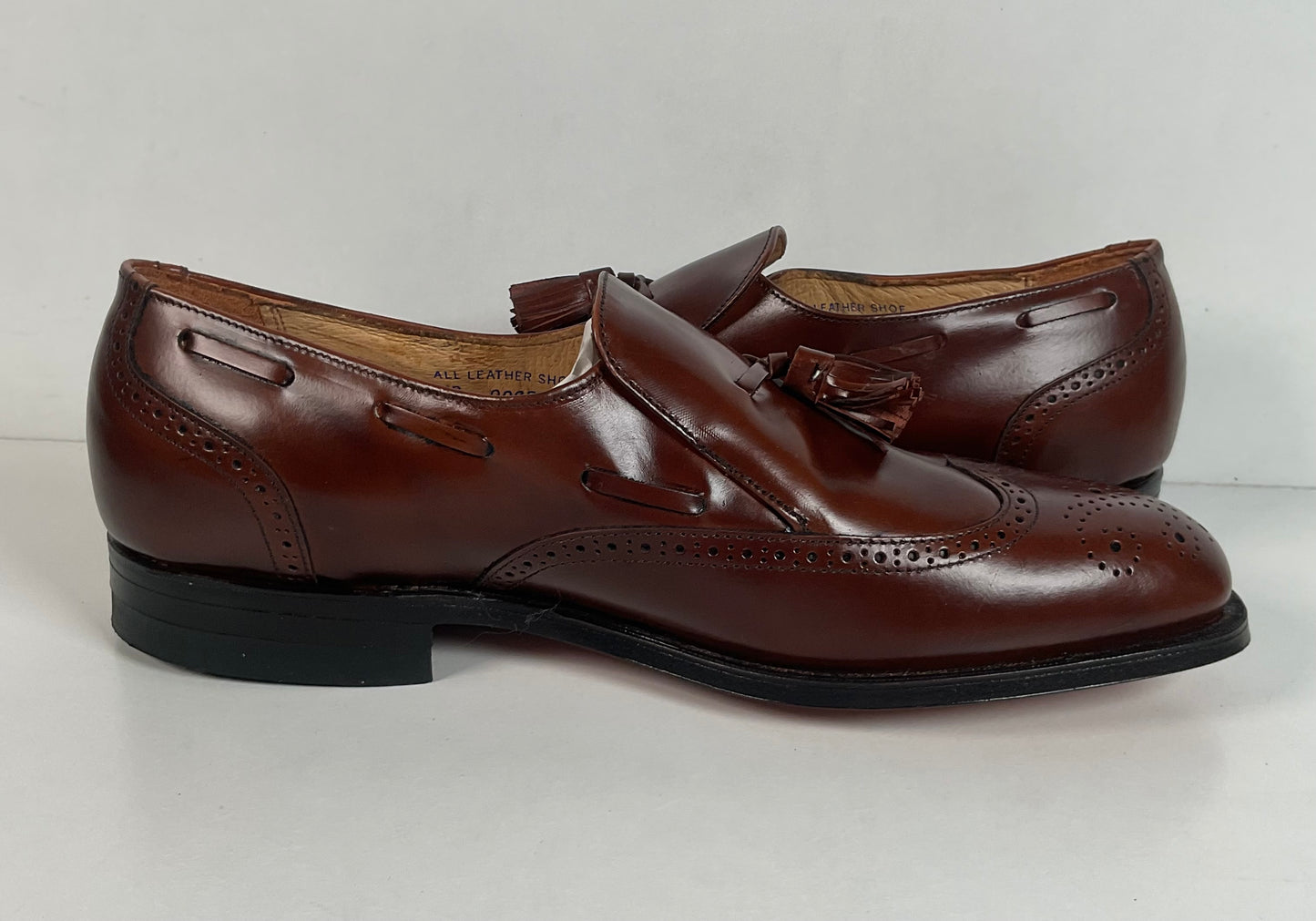 Vintage Hanover Brown Tassel Loafers 11.5 D USA Made