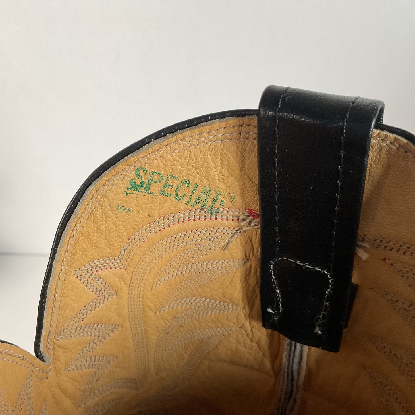 Vintage Nocona Red Water Buffalo Cowboy Boots 10 EE USA Made