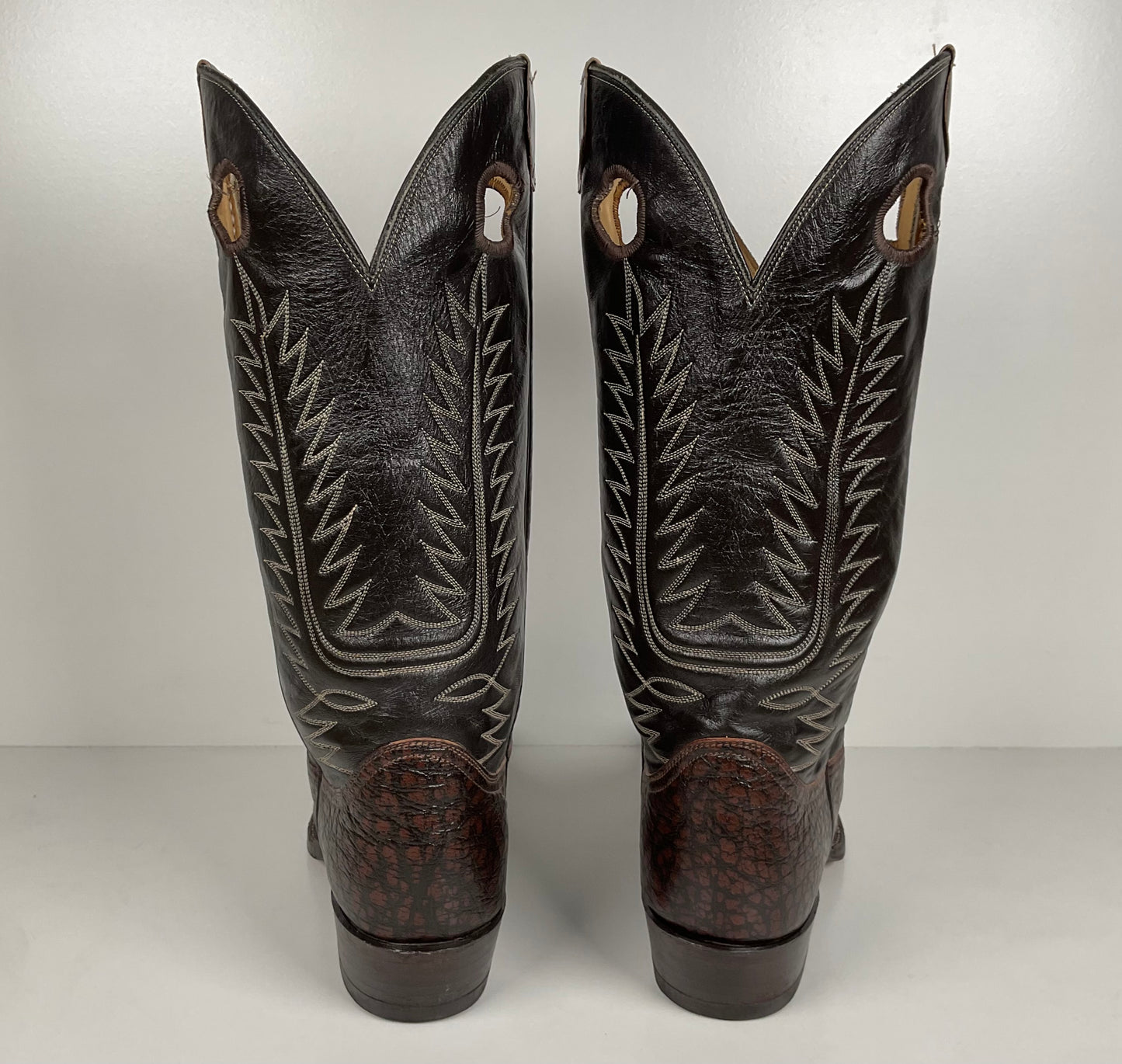 Vintage Tony Lama Caribou Buckaroo Boots | Exotic | Gold Label | Men’s 10 D