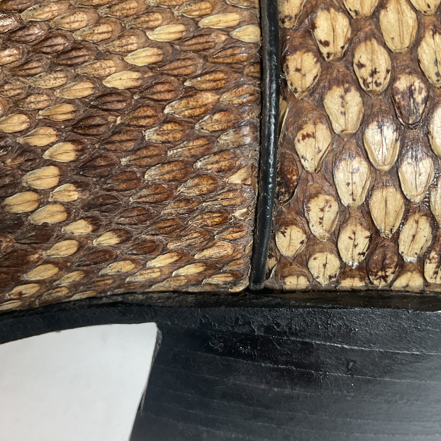 Diamondback Rattlesnake Cowboy Boots | Custom Made | Collar Overlay | Men’s 10 B