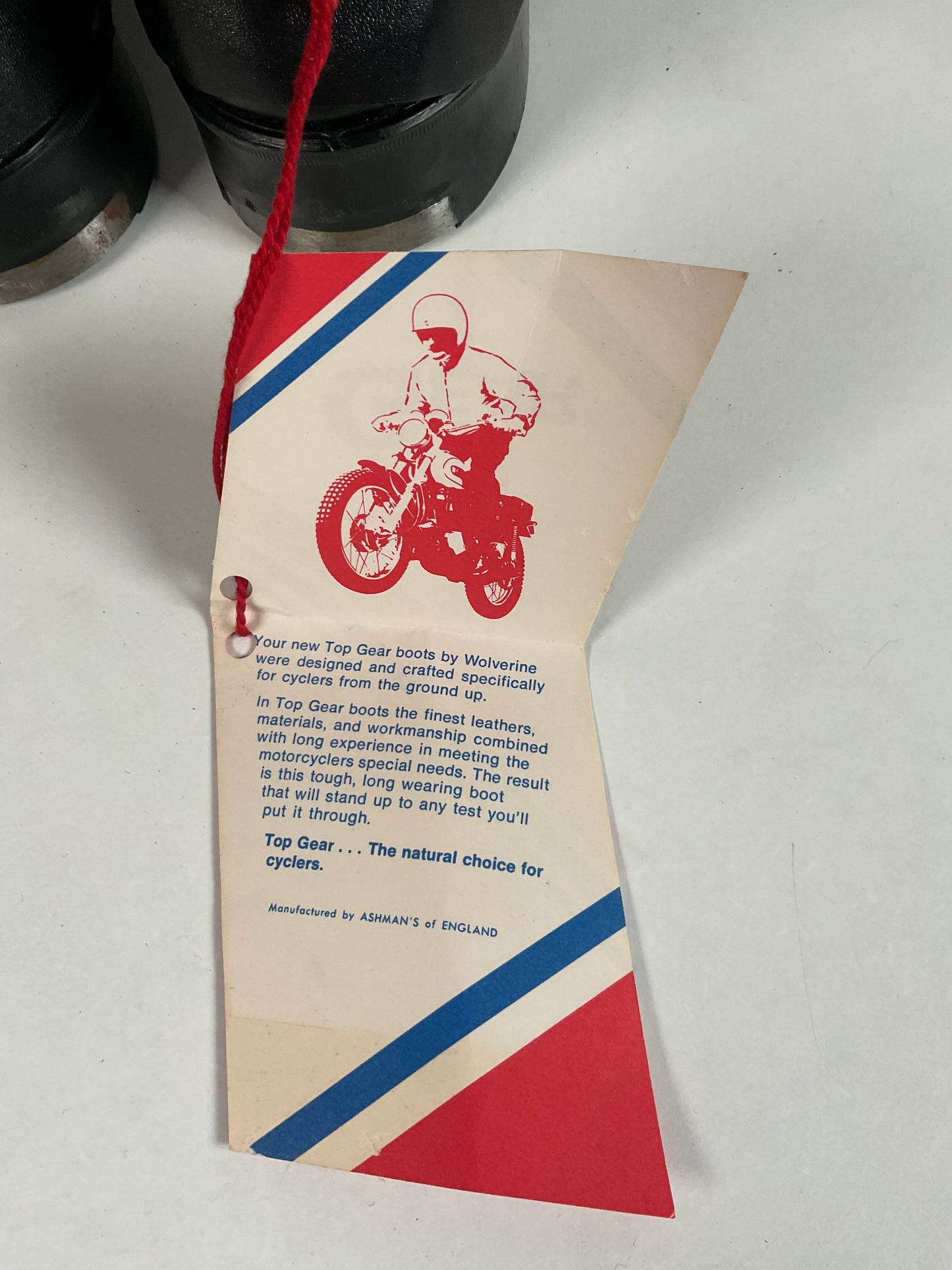 Vintage 1970s Wolverine Top Gear Motorcycle Boots UK 8 | US 9 Soft Toe