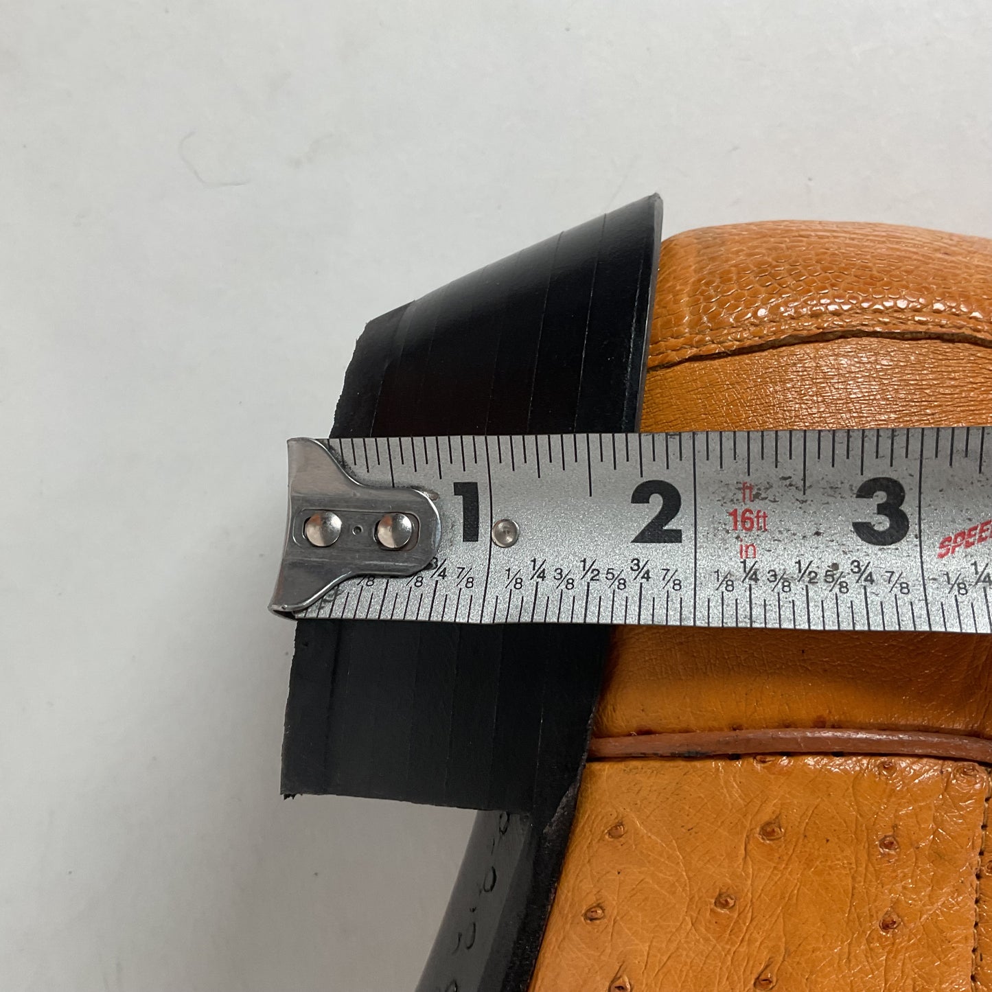 Tony Lama Butterscotch Ostrich Cowboy Boots 8 EE Exotic USA Made