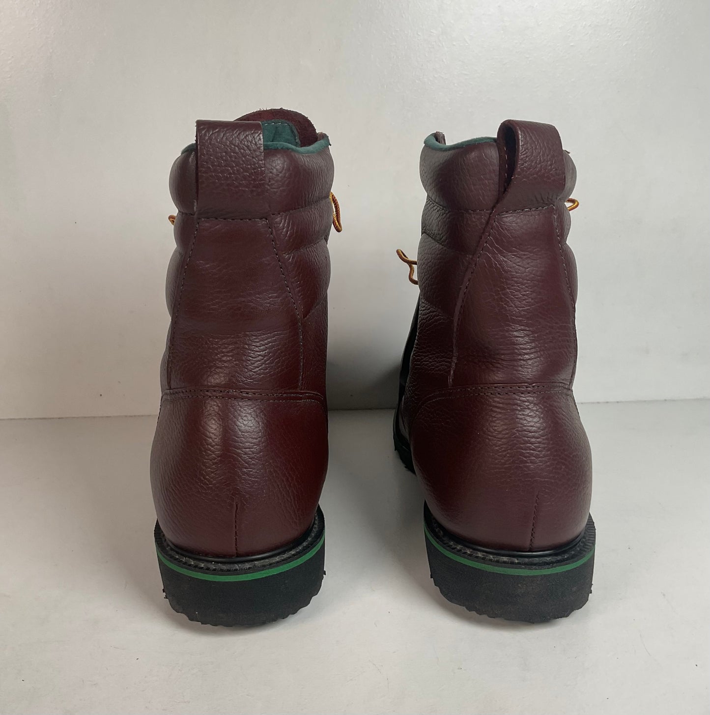 Vintage Wolverine Hy-Test Metatarsal Guard Boots 12 D Safety Toe USA Made