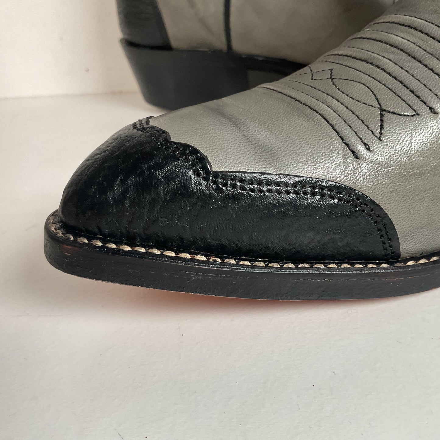 Vintage Imperial Shark Skin Cowboy Boots 10.5 D USA Made Triad