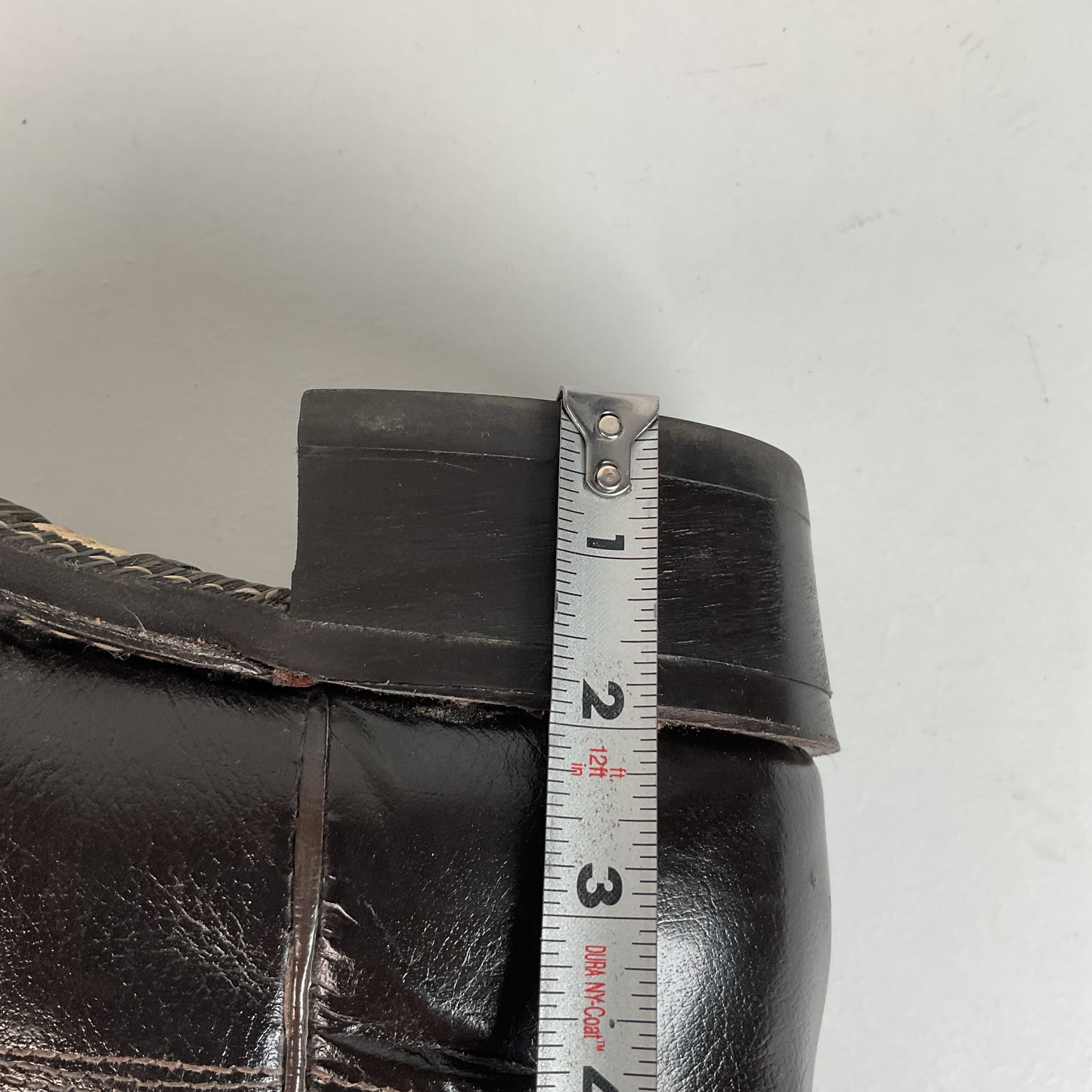 Vintage 1970s Texas Brand Water Buffalo Cowboy Boots 13 D USA Made Exotic