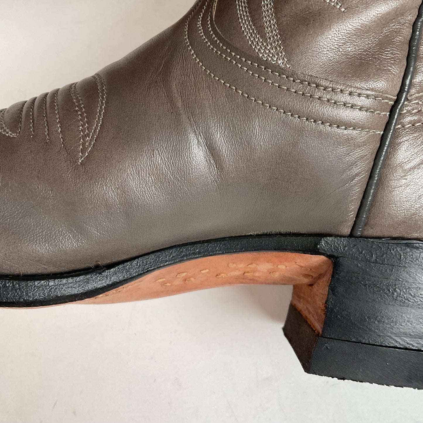 1970s Nocona Grey Cowboy Boots Men’s 8.5 B | Women 9.5