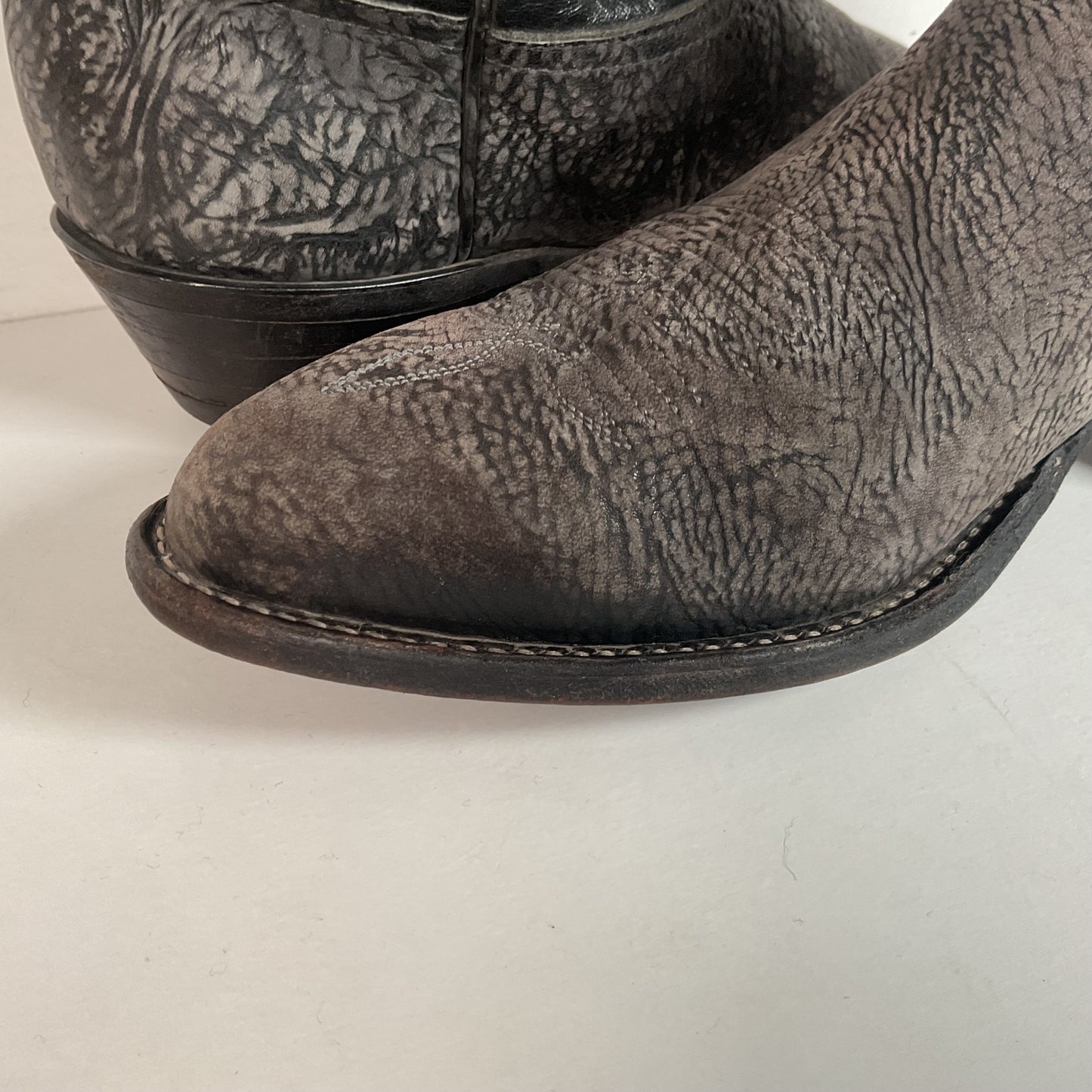 (2) Pairs Of Tony Lama Shoulder Cowboy Boots 8.5 D Style 6252 & 6250