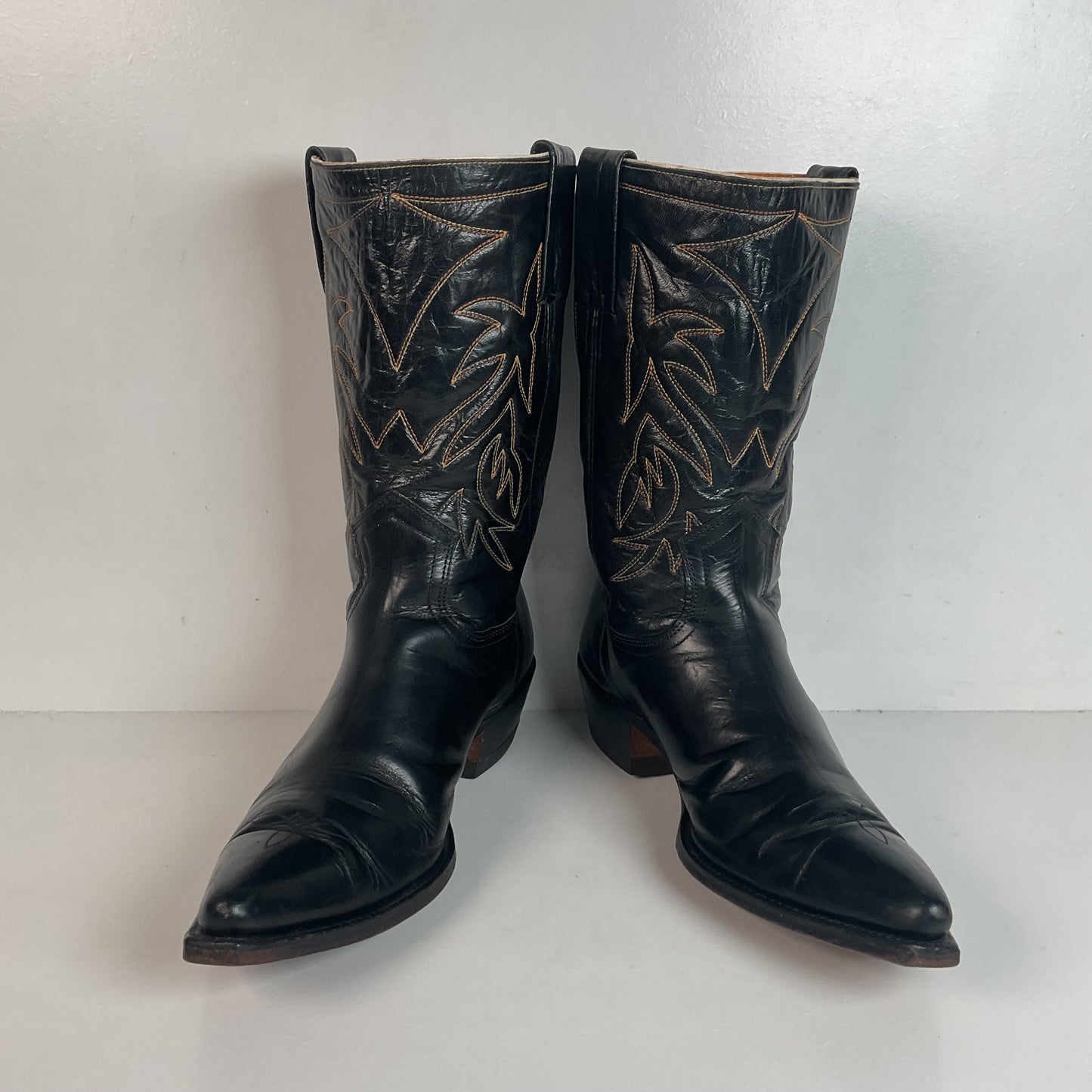 1950s Frye Authentic Cowgirl Boots 7.5 C Snip Toe