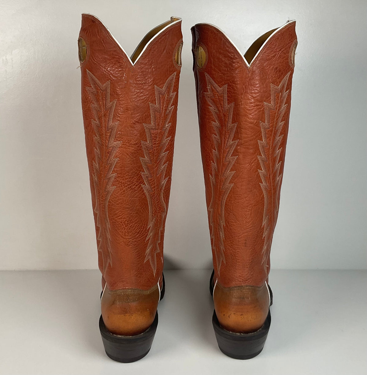 Custom Buckaroo Cowboy Boots | Rough Stock Heel | Tall Top | Men’s 11