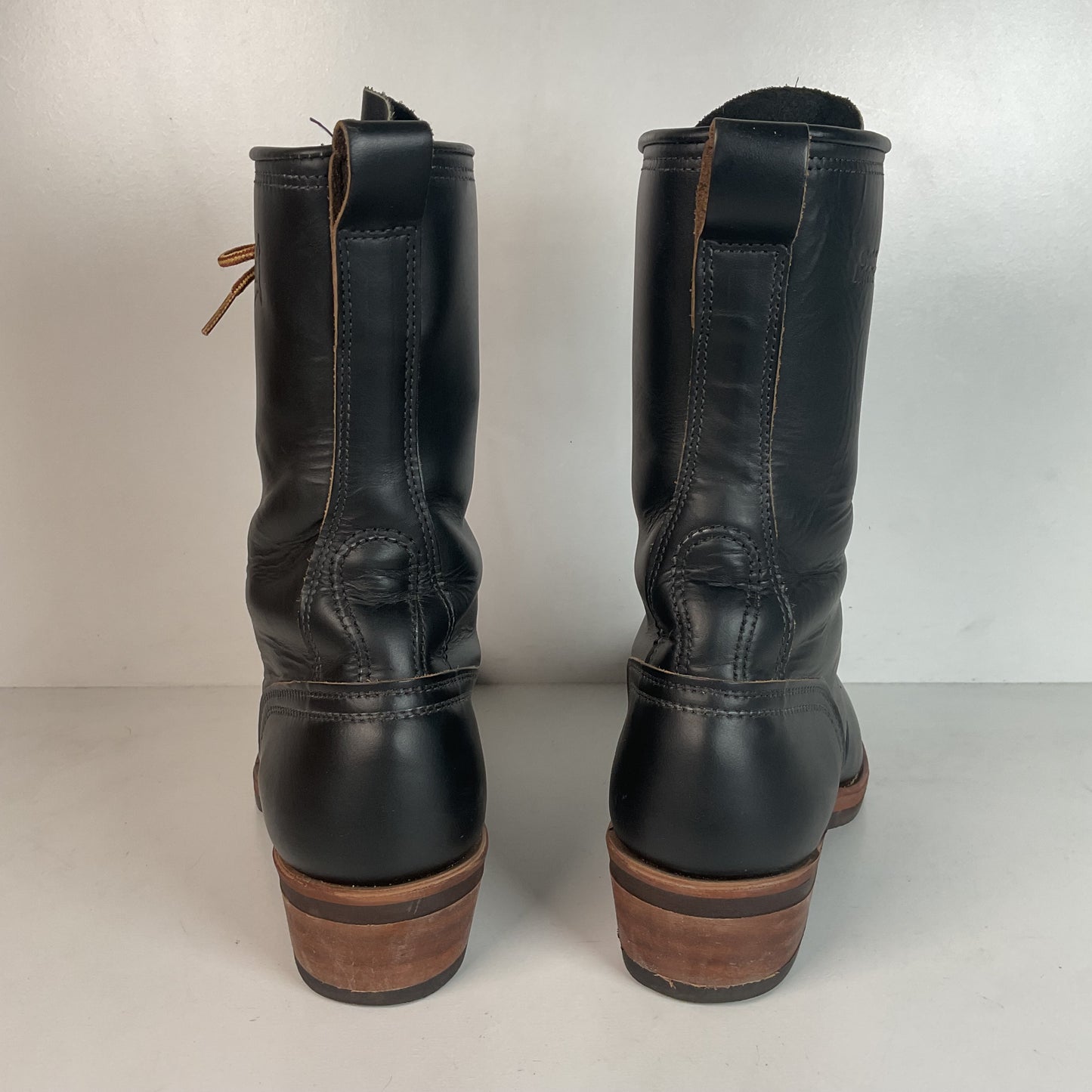 Vintage Golden Retriever Packer Boots 10 D USA Made Soft Toe